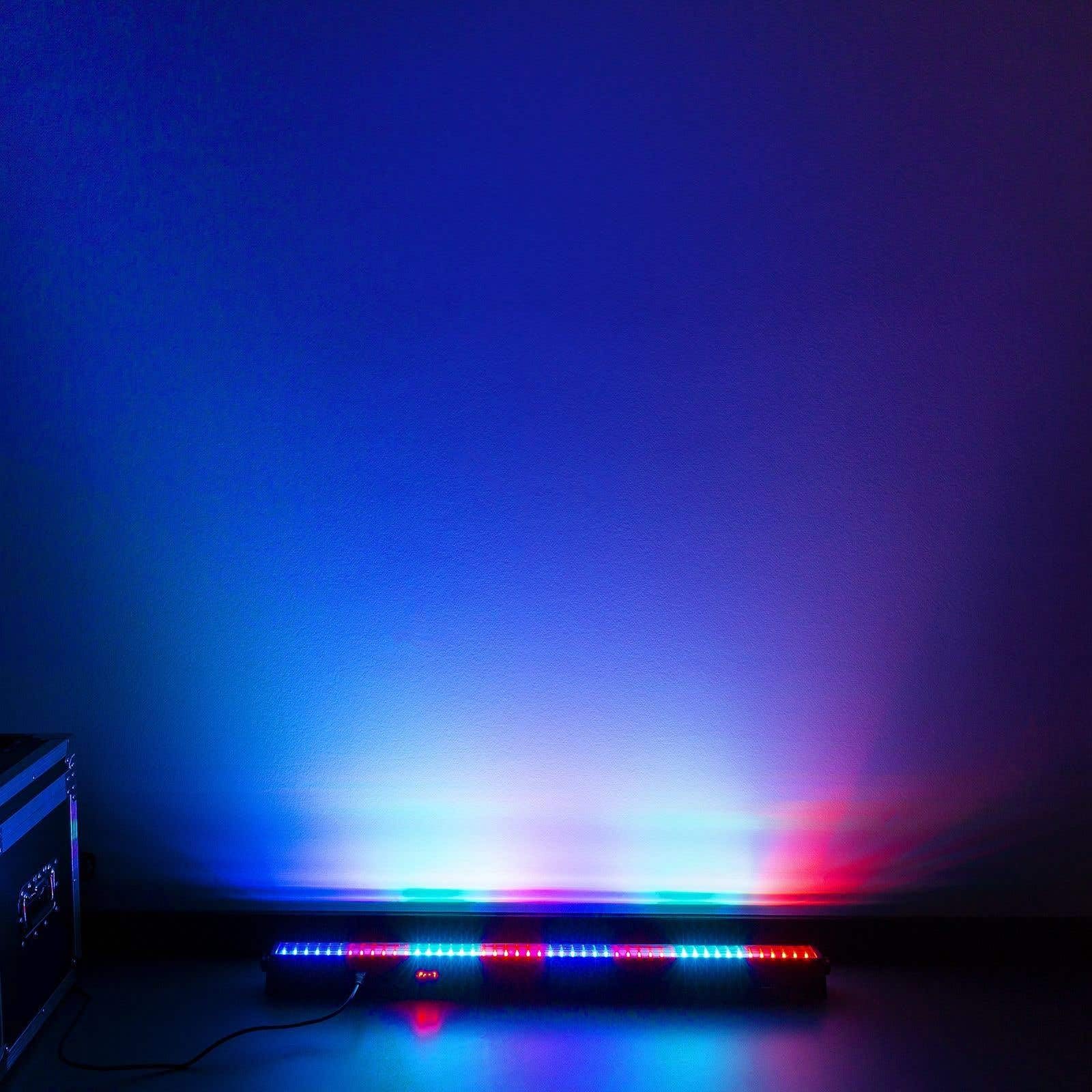 BeamZ LCB144 MKII LED Bar 4er Set, Professionelle Lichtbar, DJ Lichteffekt, DMX, Soundsteuerung, Master-Slave-Funktion, Partybeleuchtung, LED Party Light Show, Inkl. Fernbedienung