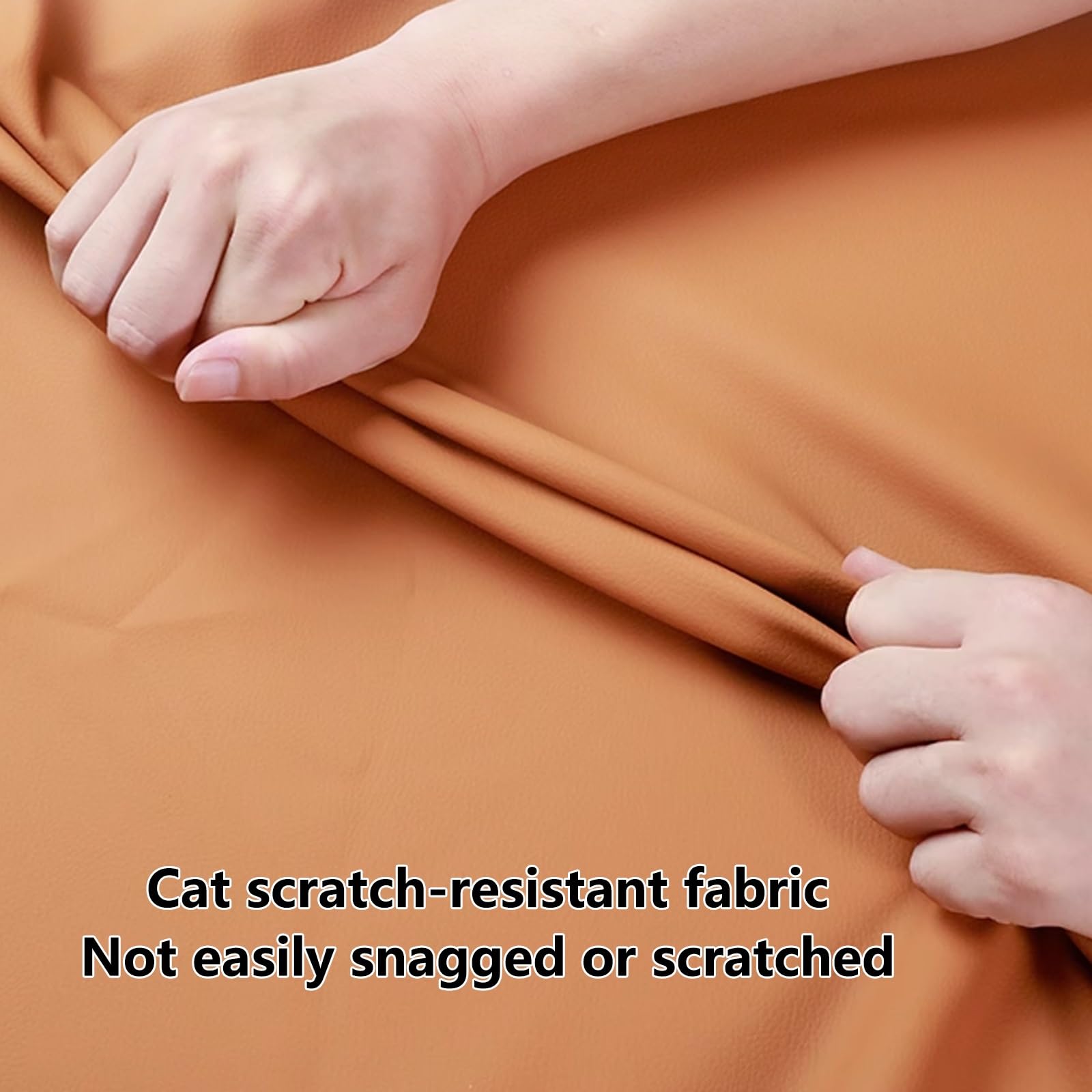 Recamiere mit Schlaffunktion und Bettkasten Schaumstoff- und Latexfüllung Waschbarer Katzenkratzstoff Liegesessel Garten Seitliche Aufbewahrungstaschen Geeignet für Arbeitszimmer, Atelier, Balkon(B,20