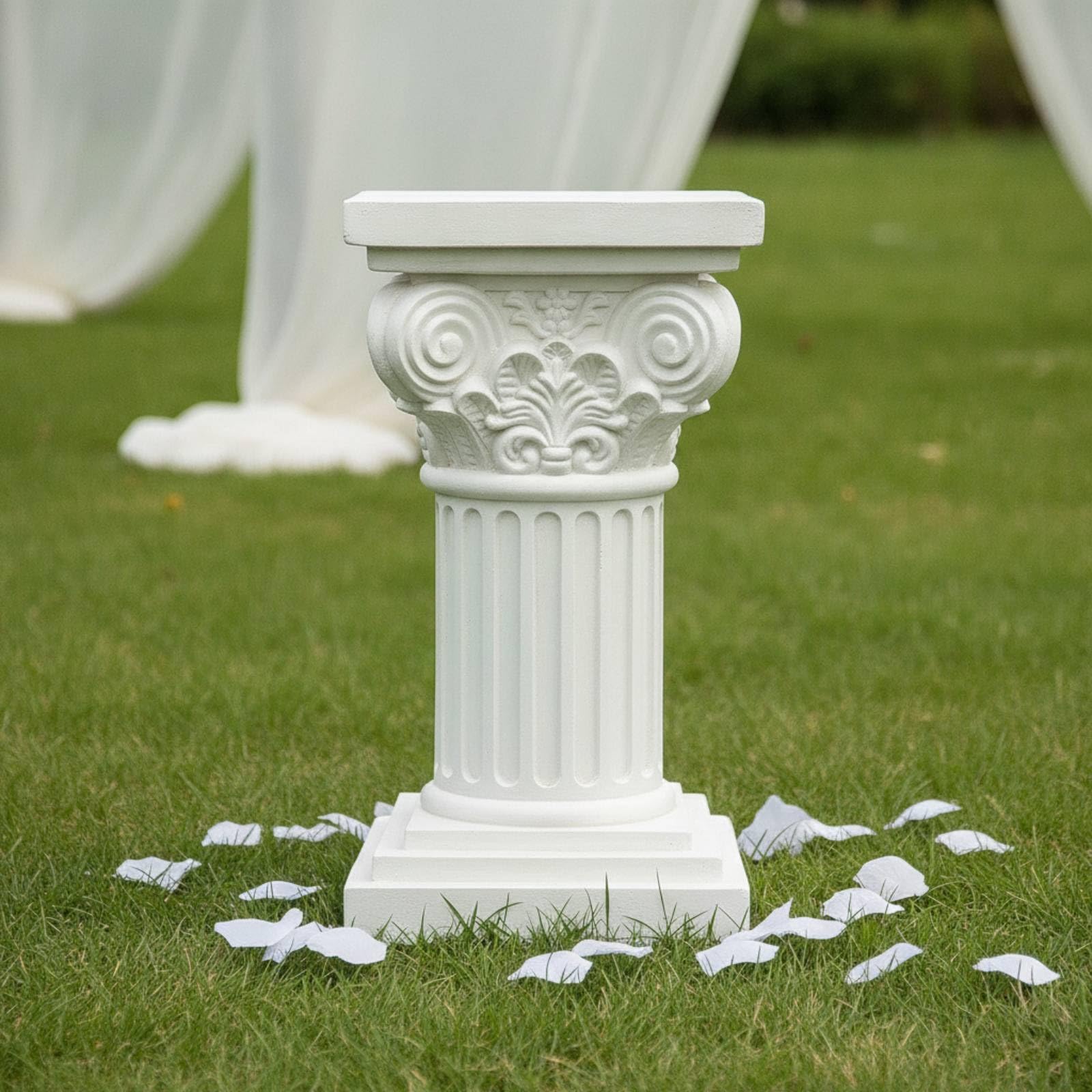Pilar Romana Estilo Europeo Pilar Romana Acabado Imitación Piedra corativo para Bodas, Patios, Columna A Grande