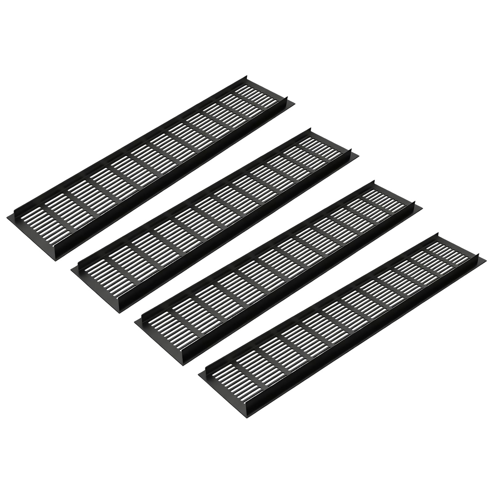 Kalttoy C 4Pcs Aluminum Alloy Air Vent Grille Replacement Wardrobe Shoe Abinet Ventilation Grids Wardrobes Fitting Easy Install Easy Install