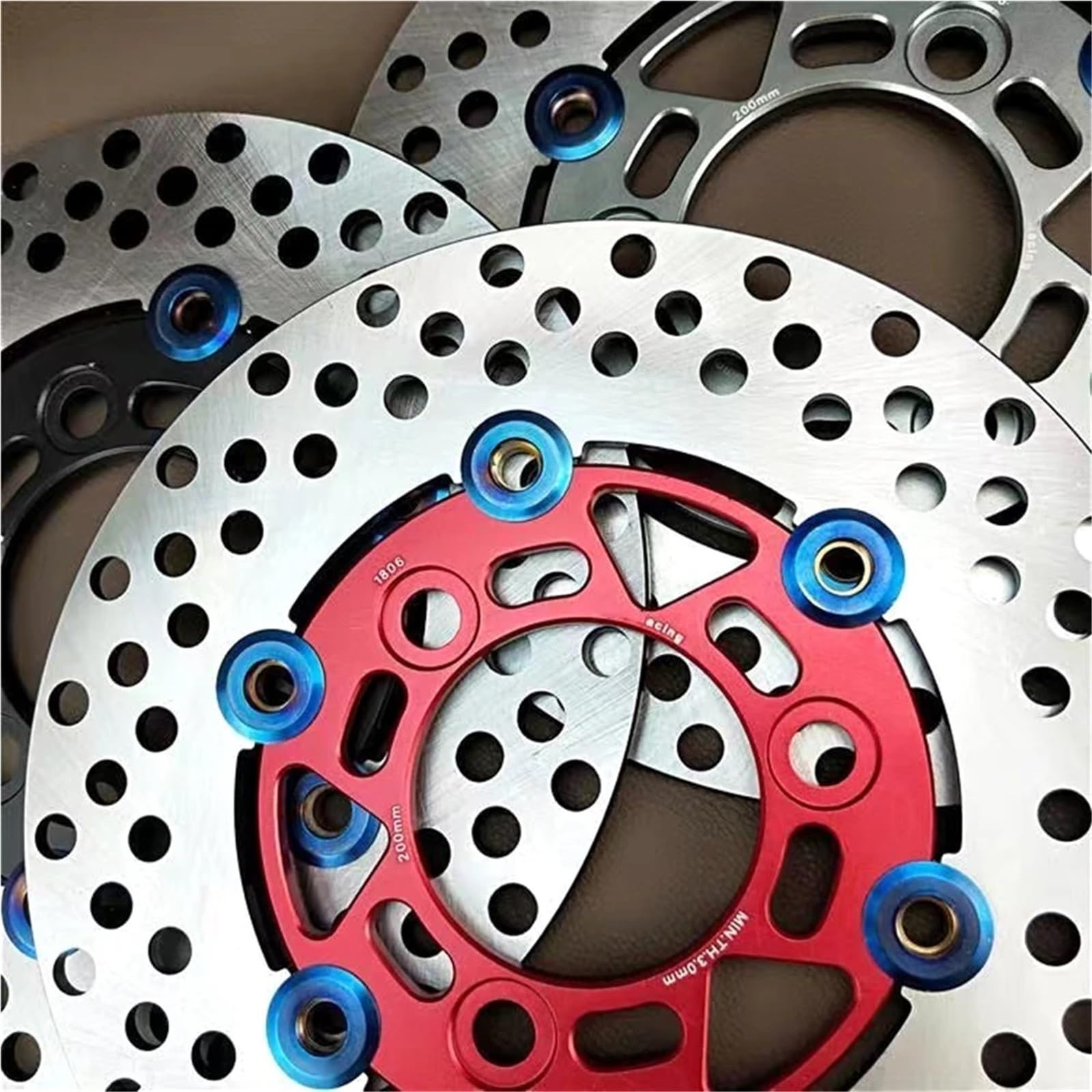 Disco Freno Per Moto E Scooter 200 Mm*70 Mm Disco Flottante Adatto Per Honda Adatto Per DIO Adatto Per Yamaha Adatto Per Aerox Disco Freno Anteriore Moto(200mm black)