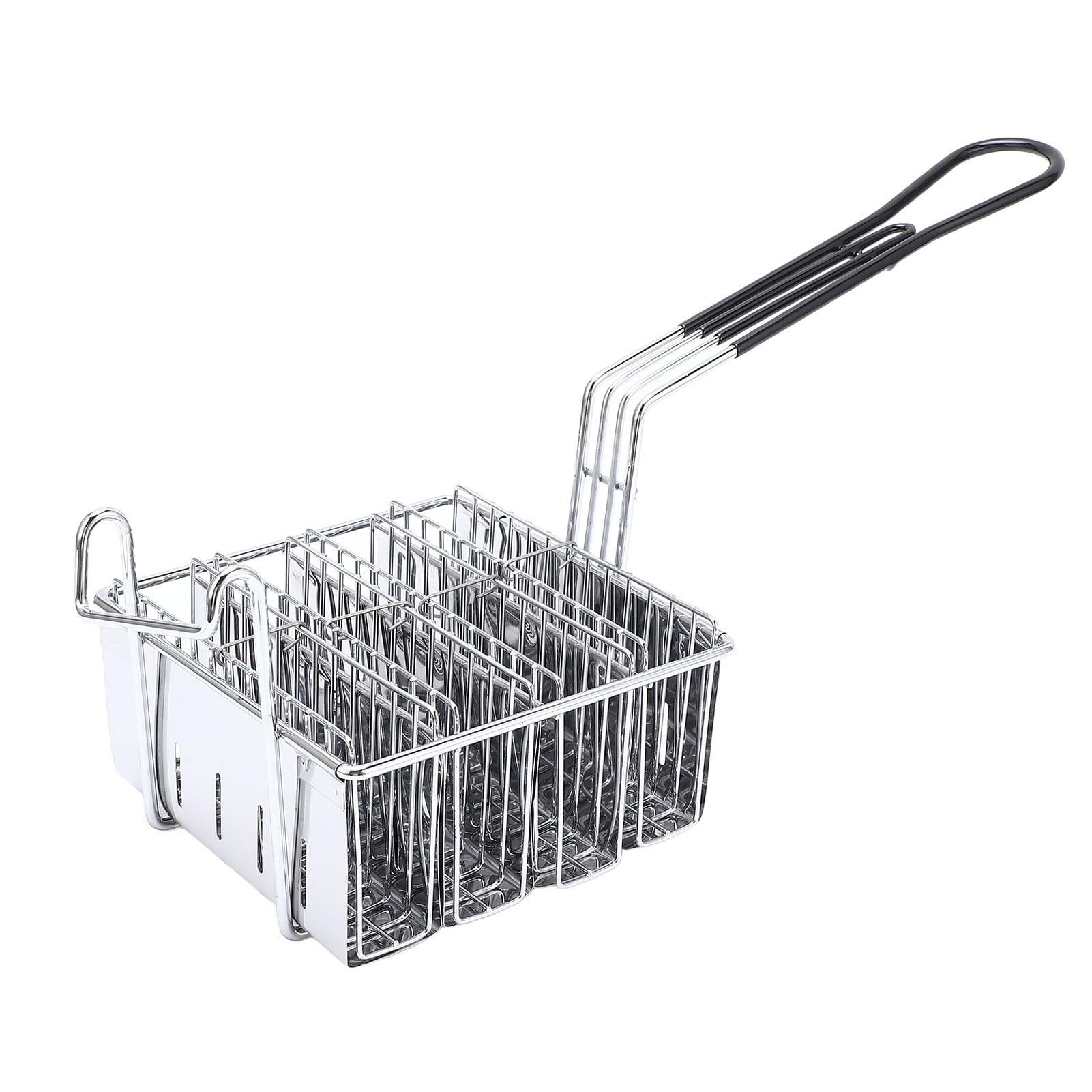 U Shape Taco Fryer Basket, Stainless Steel Taco Holder Basket 4 Shells Deep Fryer with Long Handle for Kitchen Restaurants, for Homemade Taco Shells,
