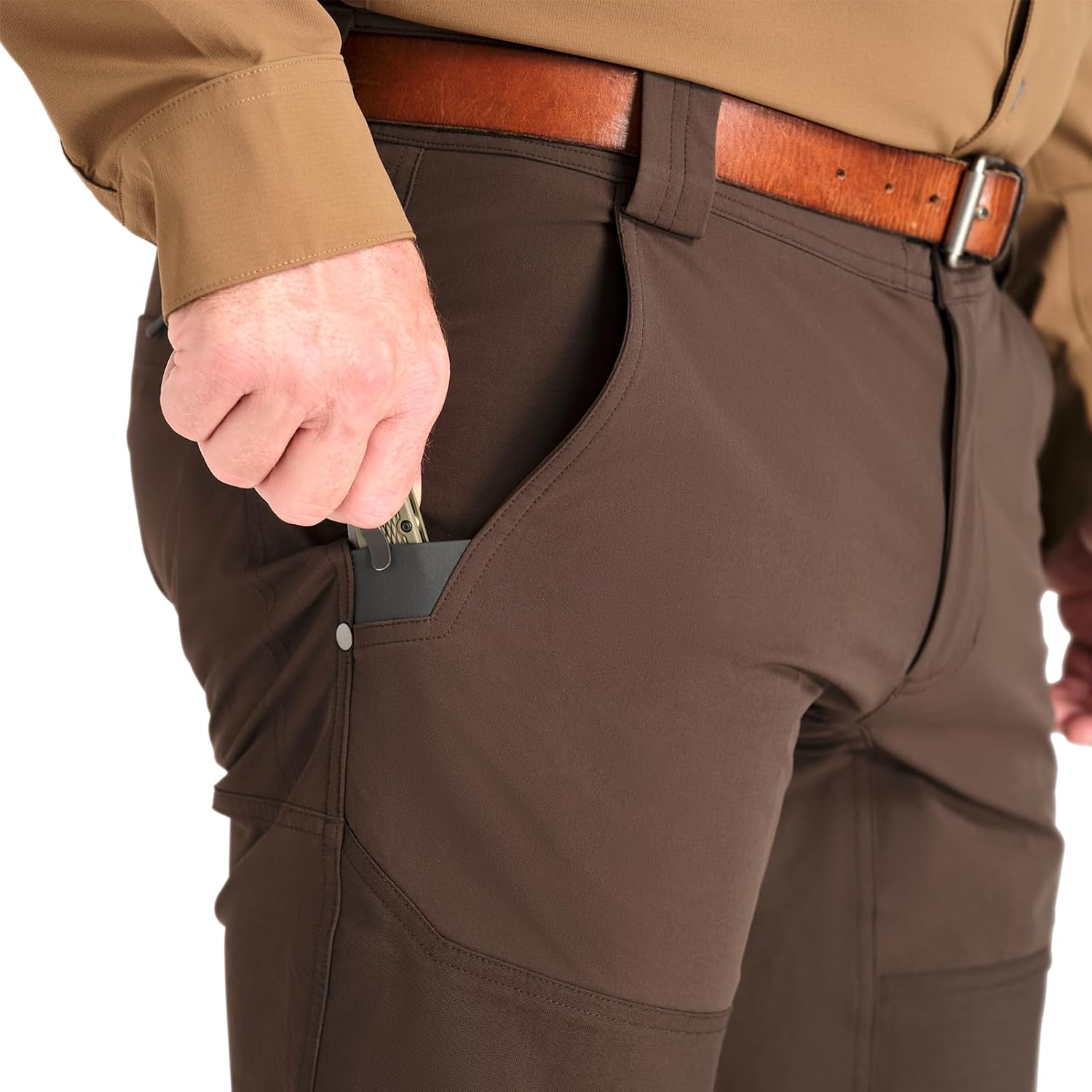 Beretta Men's Taum Field Durable Resistant 4-Way Stretch Flexible Outdoor Hunting Pants, Abrasion-Resistant Panels & Pockets