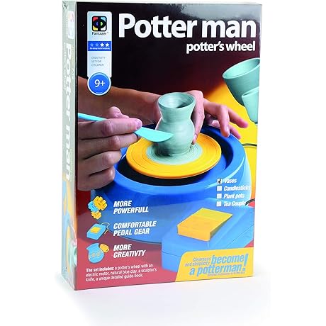 Kid-Friendly Ceramic Studio Experience: Creative Pottery Wheel Party