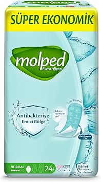 Molped Super Economic Extra Hygiene Normal Daily Pad 1 x 24 Pieces