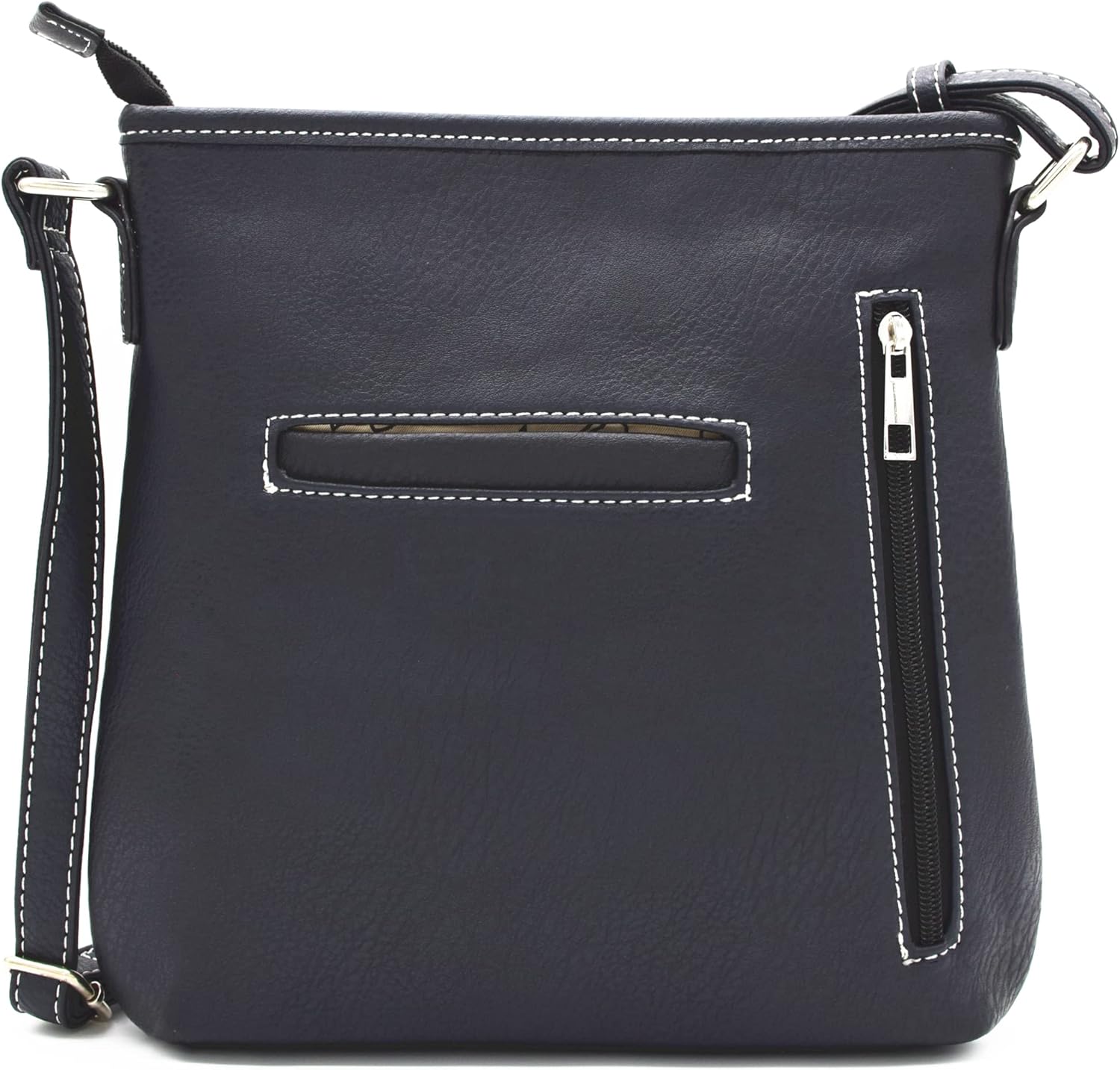 Sugar Skull Day of the Dead Cross Bone Rock Metallic Purse Skeleton Leather Purse Women Crossbody Handbag Shoulder Bag - Image 3