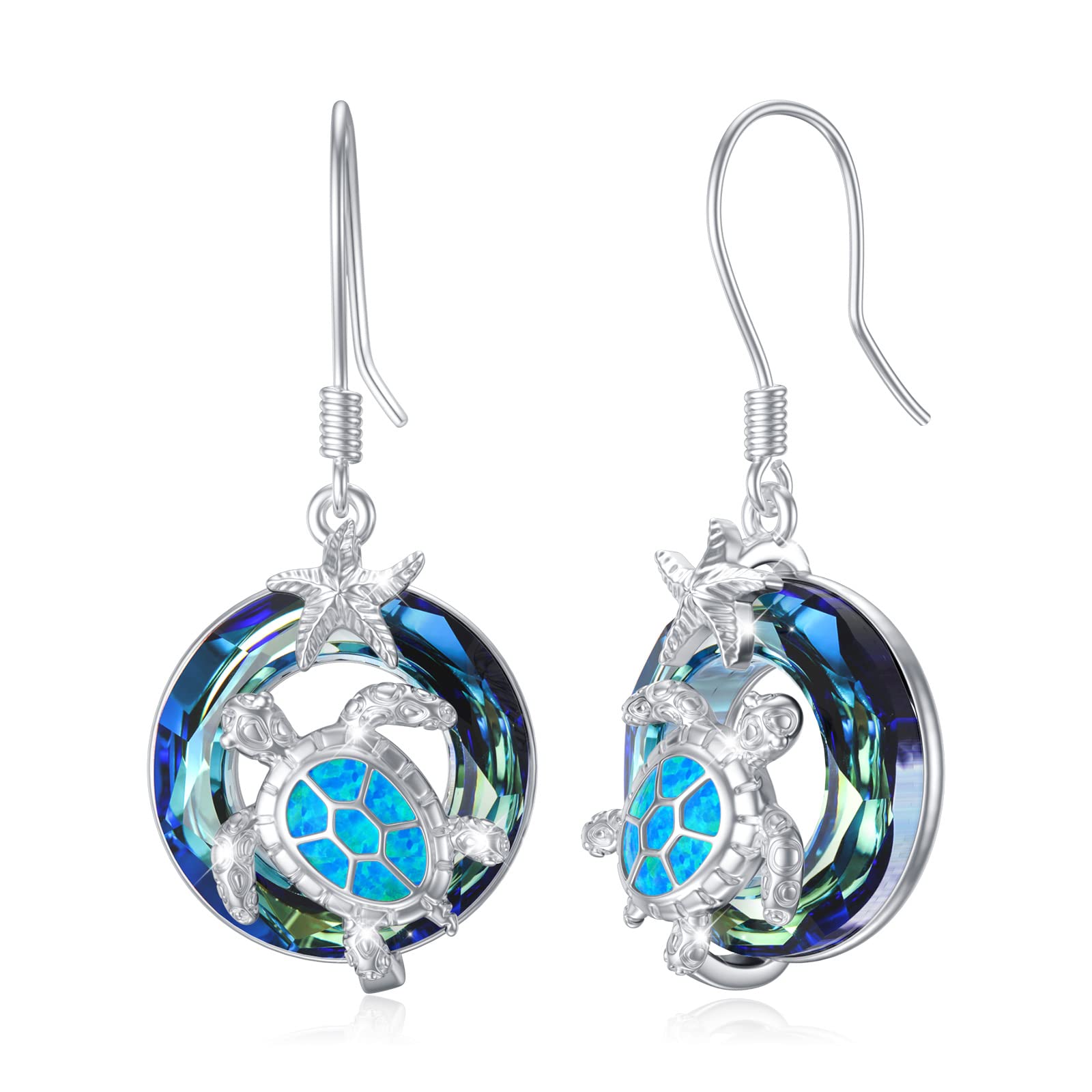 Kat oorbellen dames sterling zilver 925 opaal oorstekers dolfijn/kat hangende kleine creolen oorbellen meisjes kat oorbellen dier sieraden moederdag geschenken voor vrouwen kinderen vriendin dochter Kat oorbellen dames sterling zilver 925 opaal oorstekers dolfijn/kat hangende kleine creolen oorbellen meisjes kat oorbellen dier sieraden moederdag geschenken voor vrouwen kinderen vriendin dochter