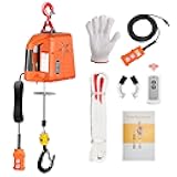 3 in 1 Electric Hoist Winch,2200 lbs Manual/Wired/Wireless Remote Control,110/120V Portable Pure Copp Electric Winch Crane, 41ft Lifting Garage Lifter for Garage, Factory, Warehouse, Balcony