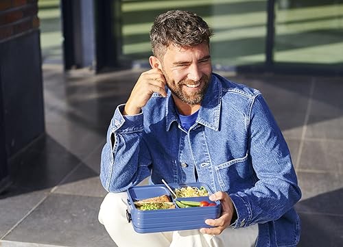 Miniatura 5 de Mepal Fiambrera Bento Take A Break Grande  Lonchera con caja Bento  Fiambrera para sándwiches, aperitivos pequeños y sobras  Snack & Lunch  50.7 fl