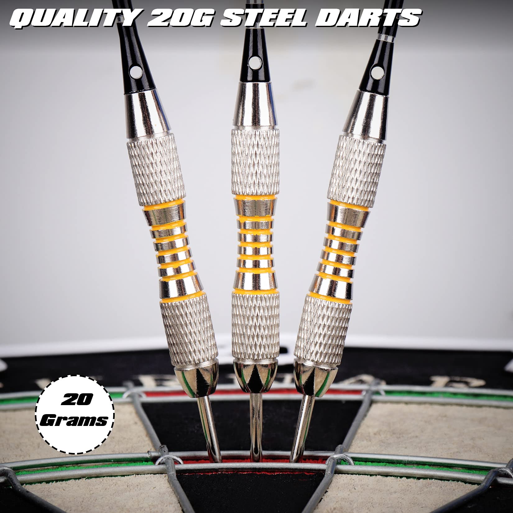 Bersaglio in Sisal Autorigenerante Con 6 Freccette Professionali - Darts