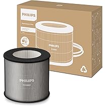 Philips Filtro di ricambio originale per i purificatori d’aria serie 800 e 900 AC0819, AC0820, AC0920, AC0921, HEPA NanoProtect, 12 mesi di durata, neroianco (FY0900, 30)