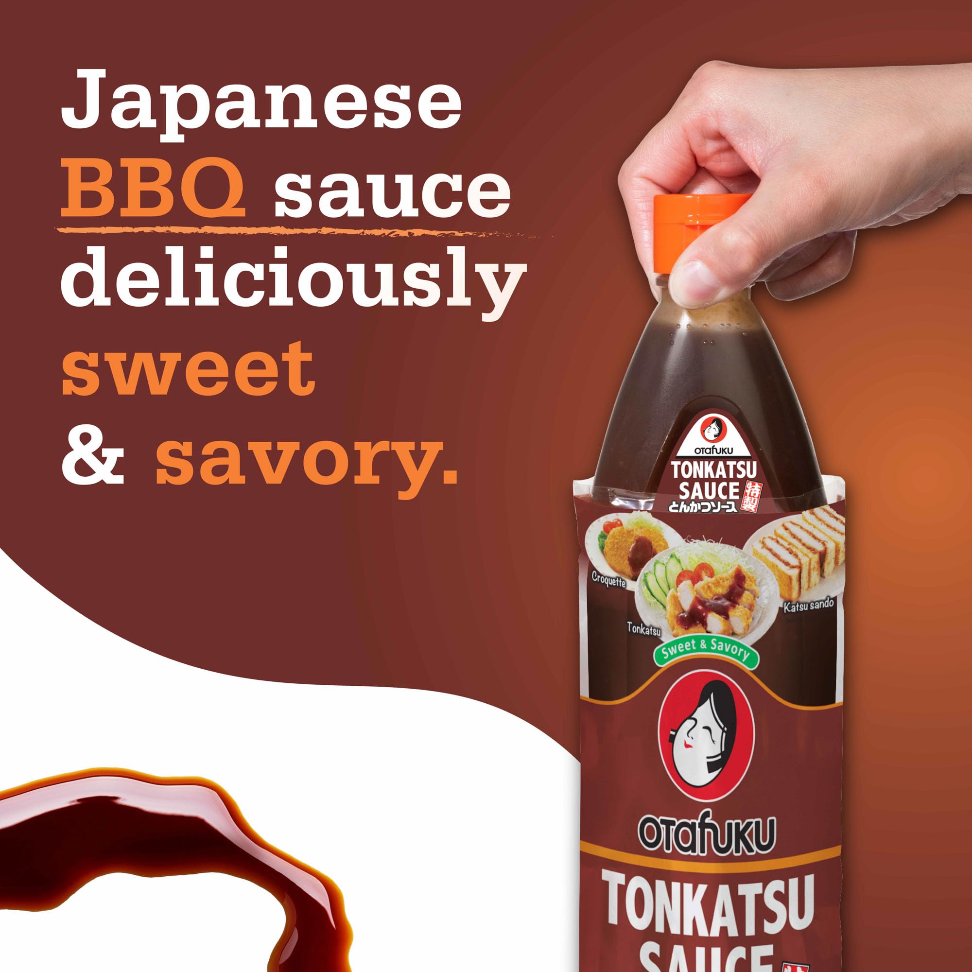 Amazon.com : Otafuku Tonkatsu Sauce - 500g Authentic Japanese