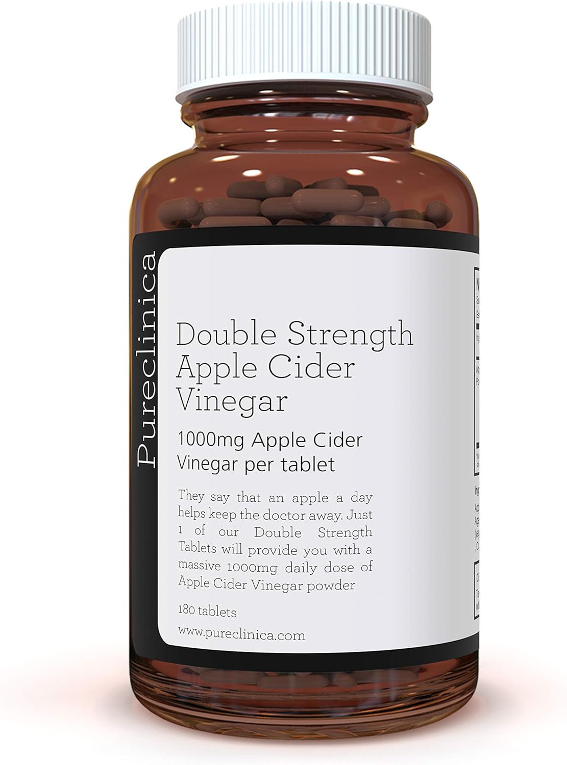 Buy Double Strength Apple Cider Vinegar 1000mg x 180 Tablets 6 Months
