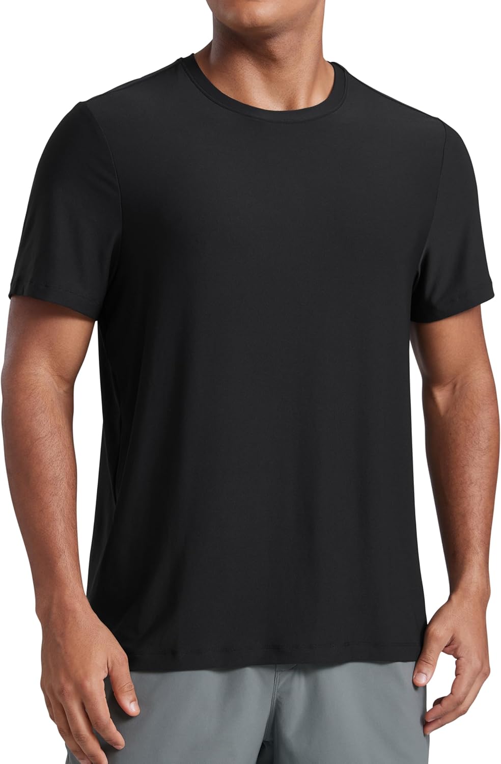 CRZ YOGA Cloudweight Crewneck Shirts for Men - Comfy Lightweight Workout Casual Athletic Short Sleeve T-Shirts