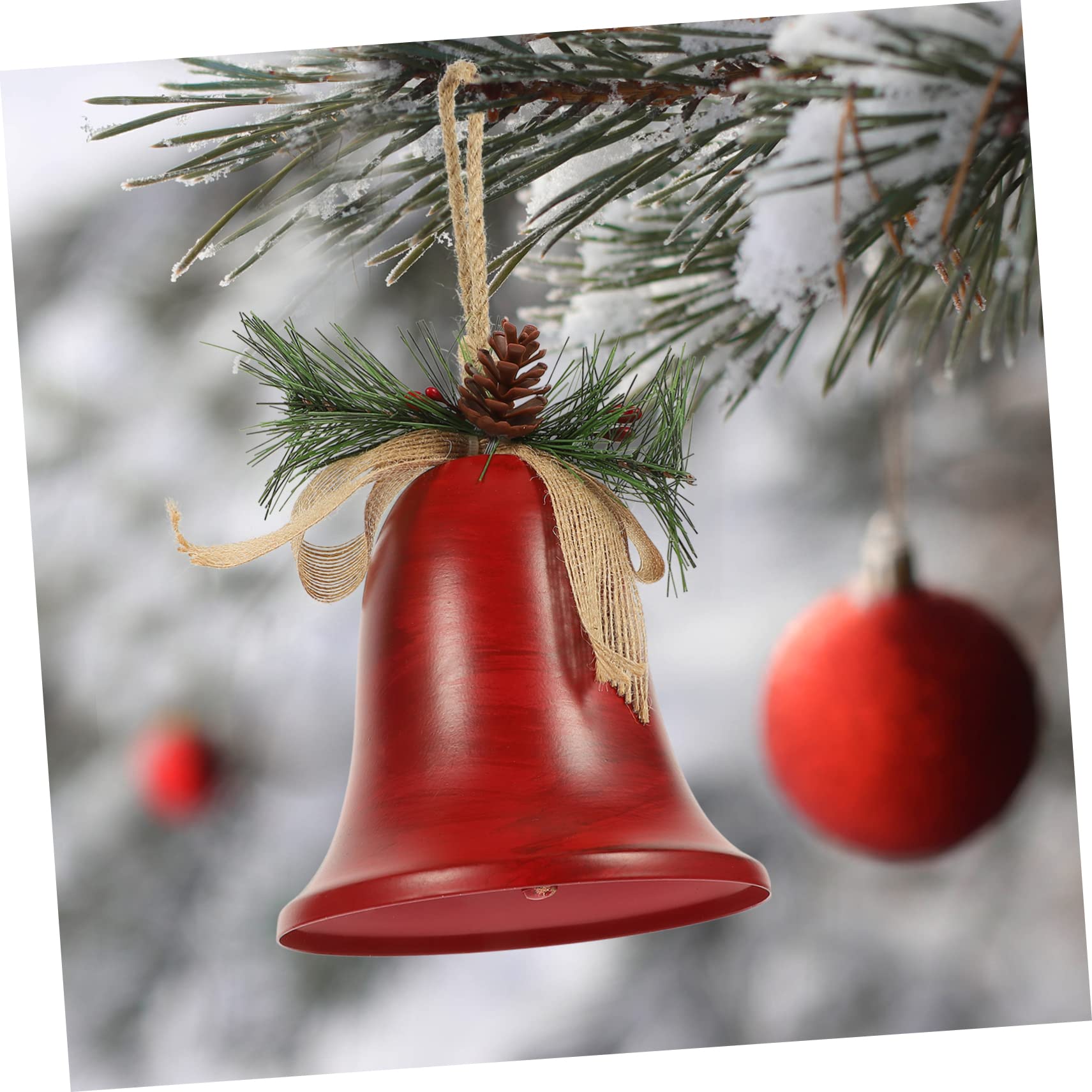Alipis 5pezzi Campane Natalizie Decorative Ciondolo Per e Decorazioni Festive e Accogliente Per