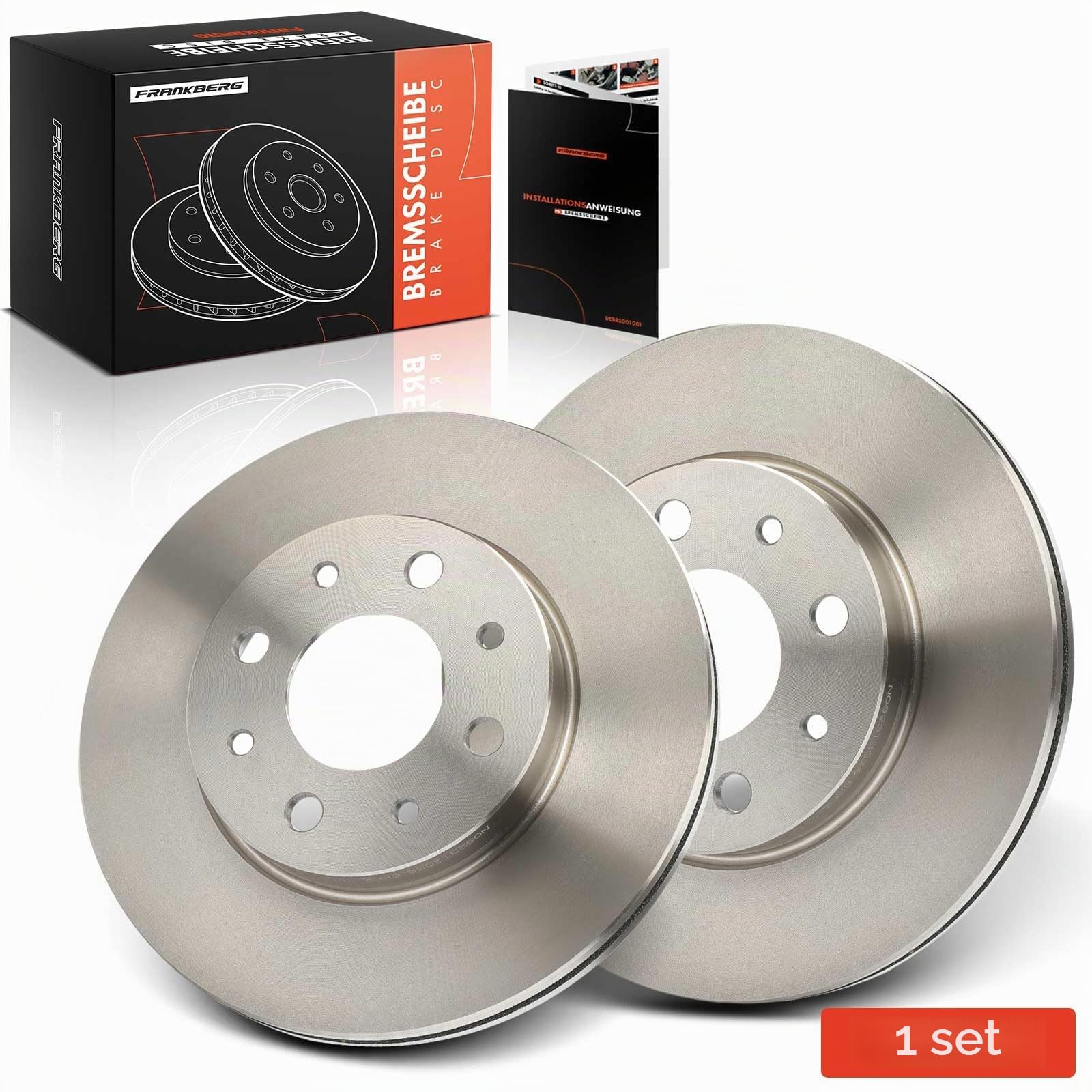 Frankberg 2 dischi freno anteriori ventilati ⌀240mm 46788929 1541806 | Compatibile con: 500 312, 169, KA RU8, 500 C 312, Box/Hatchback 169