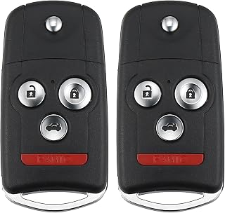 2pcs 313.8MHz MLBHLIK-1T Smart Proximity Replacement Keyless Entry Remote Car Key Fob for Acura TSX TL 2009 2010 2011 2012 2013 2014 46 Chip 4 Button Key 25A-HLIK1T