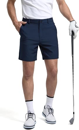 Mens Golf Shorts, Smooth 4-Way Stretch