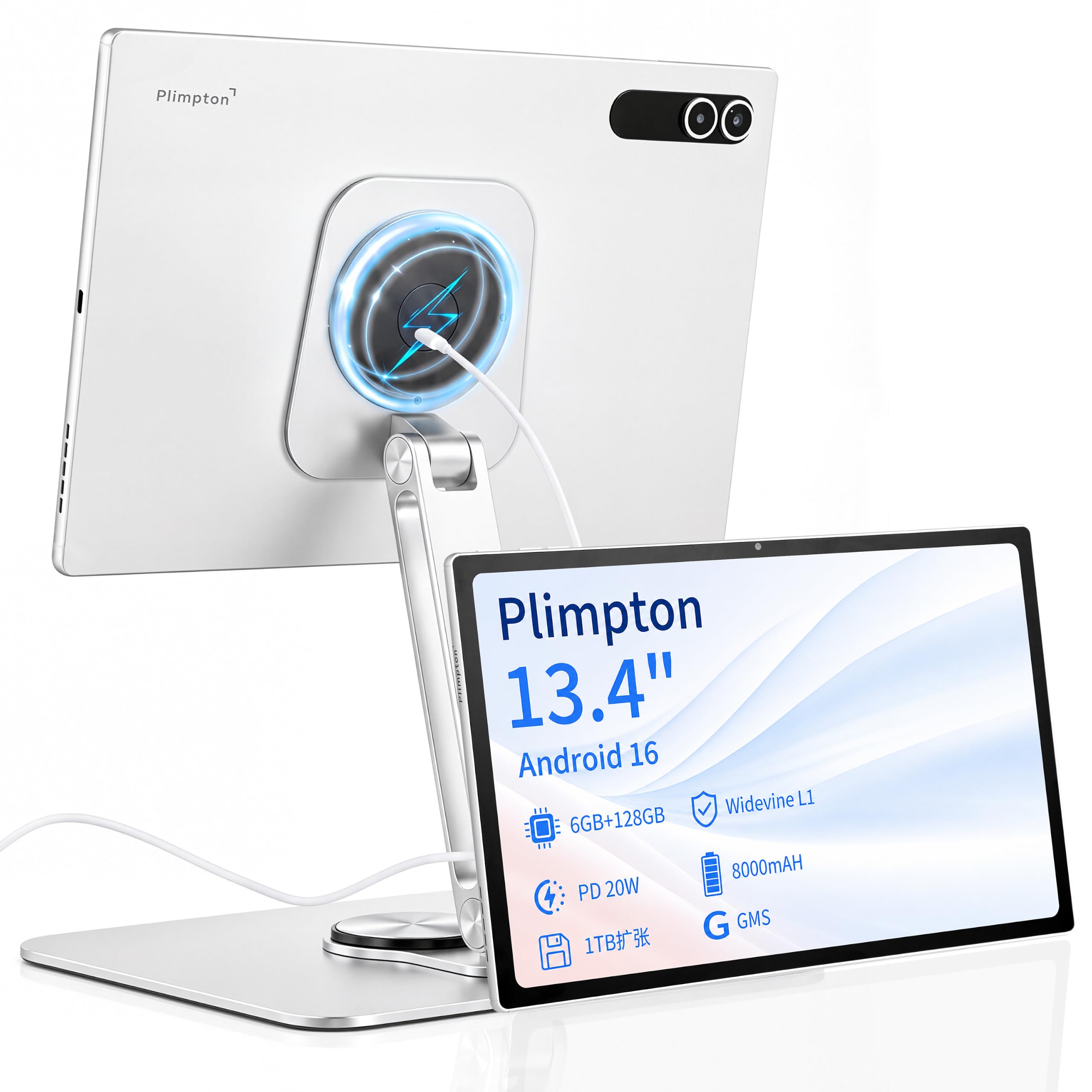 Amazon.co.jp: Plimpton 13.4インチ 大画面 タブレット - Android16