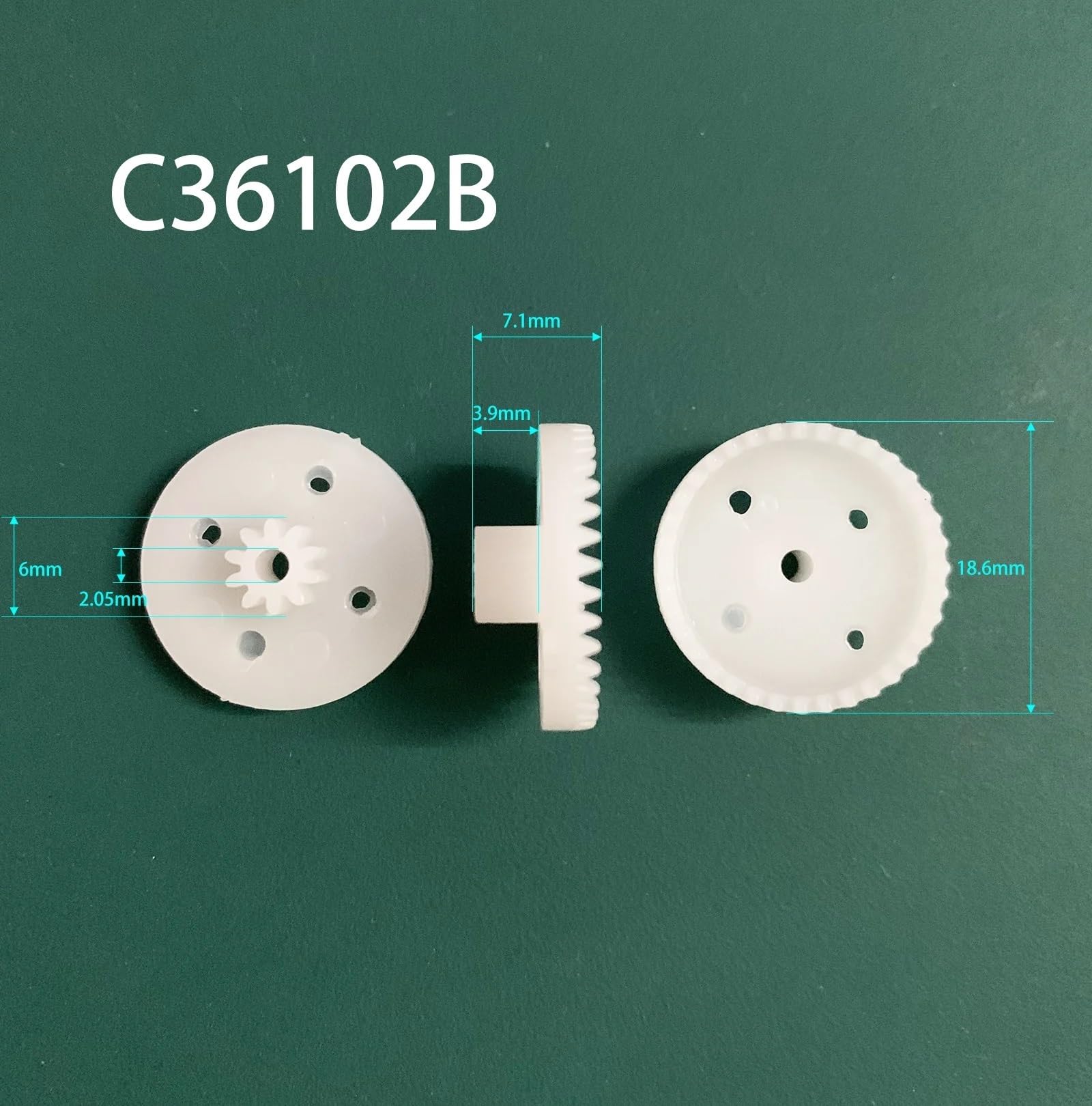 Shaft Pinion 2pcs Plastic Double Spur Gear CJ0618 Mini Lathe Spindle Duplicate Double Gear 21T 29T 12T 20 Teeth Transmission Gear Motor Transmission