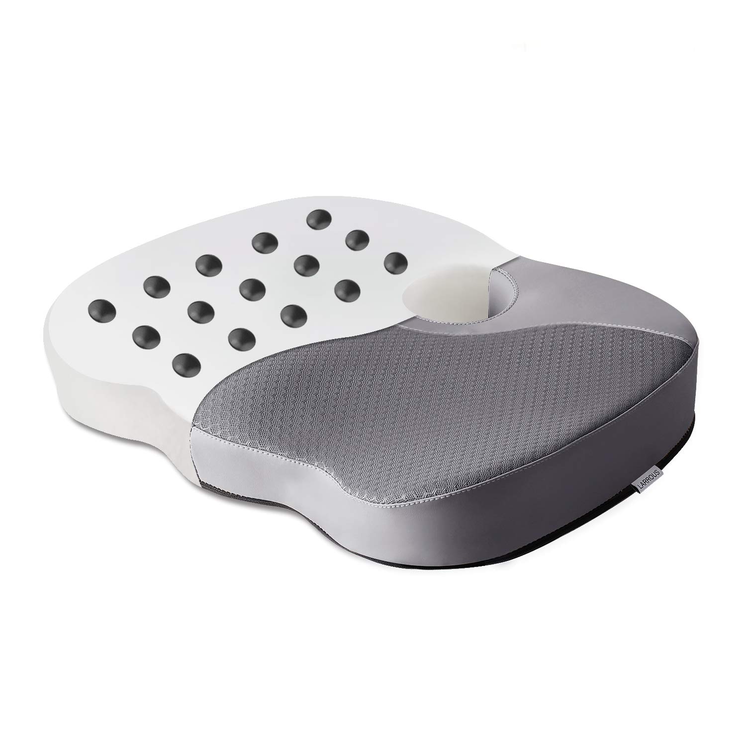 Buy LARROUS Memory Foam Therapy Donut Seat Cushion for Office