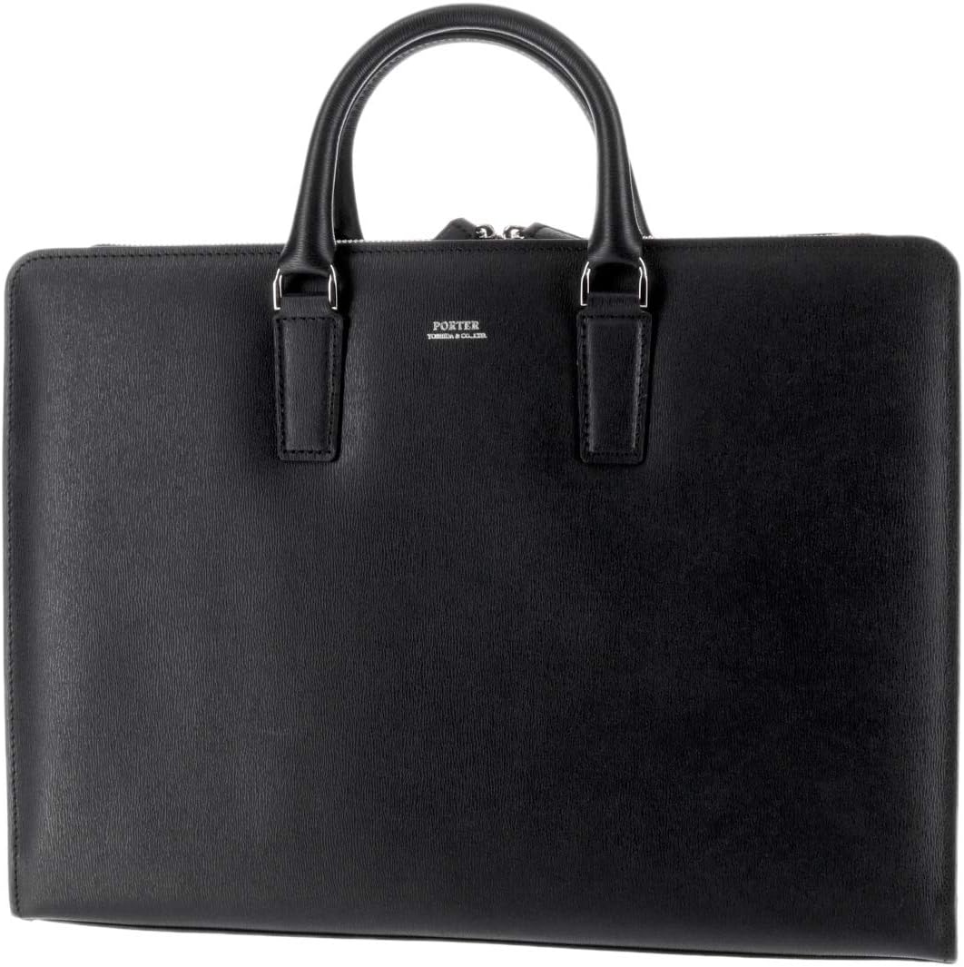 PORTER FLUX ポーター ビジネスバッグ 黒 ブリーフケース 本革 Amazon.co.jp: (ポーター) PORTER ブリーフケース ビジネスバッグ