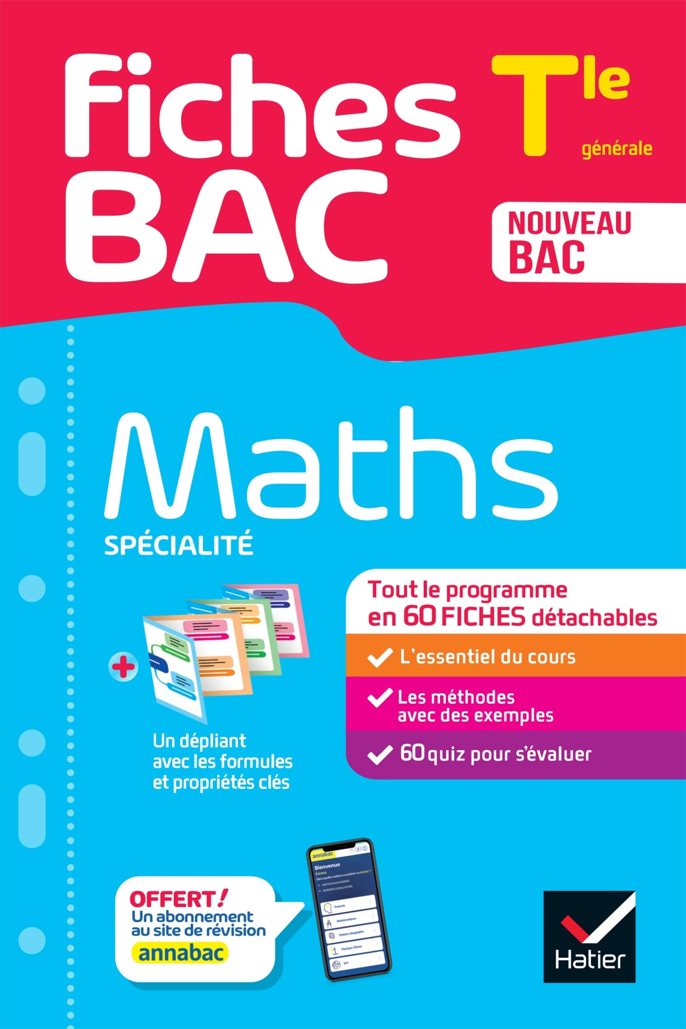 Fiches bac - Maths Tle (spécialité) - Bac 2026: tout le programme en fiches de révision détachables: 4