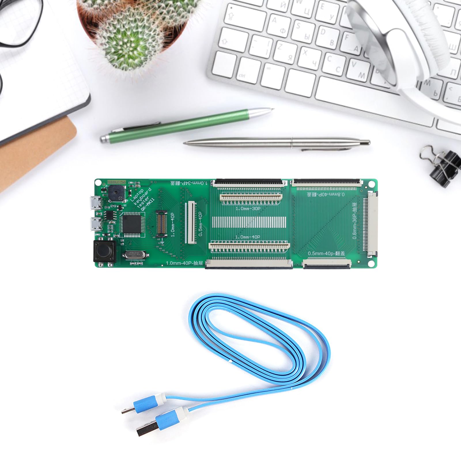 Tester klawiatury laptopa urządzenie testujące obrabiarka interfejs USB interfejs USB moduł klawiatury 40-pinowy sprzęt naprawczy