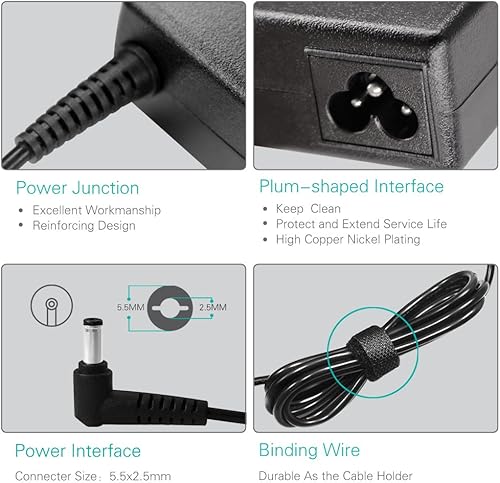 Miniatura 2 de Cargador de CA de 180 W para MSI GF63 GF65 Thin GS65 Stealth Gaming Laptop Fuente de alimentación