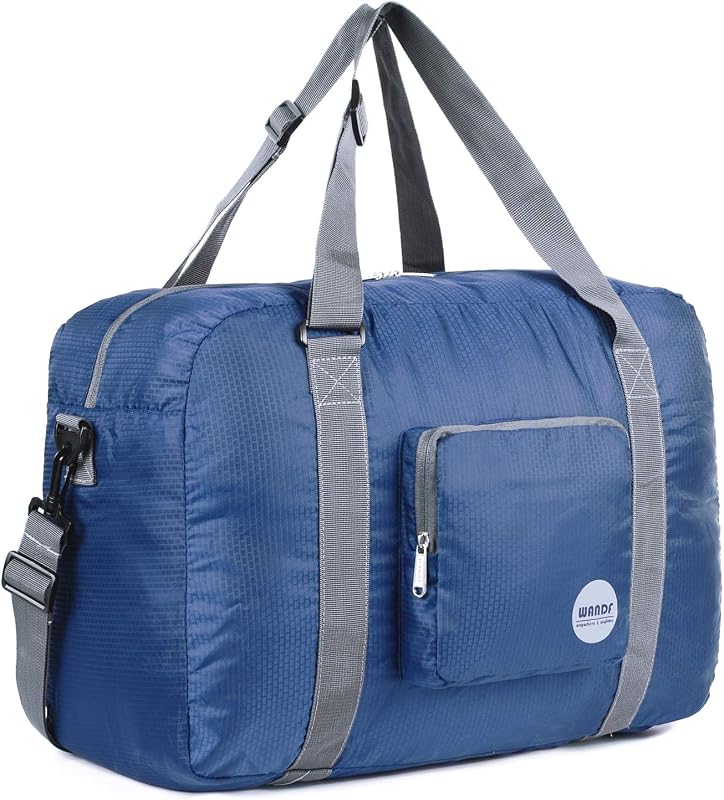 Foldable Personal Item Travel Bag, Carry on Duffle Bag | 18x14x8 inches, Frontier Airline Underseat Fit, Weekend Overnight Trips, Lightweight Packable