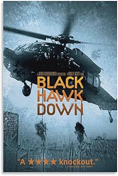 Amazon.co.jp: ブラックホークダウン戦争映画ポスター Black Hawk Down