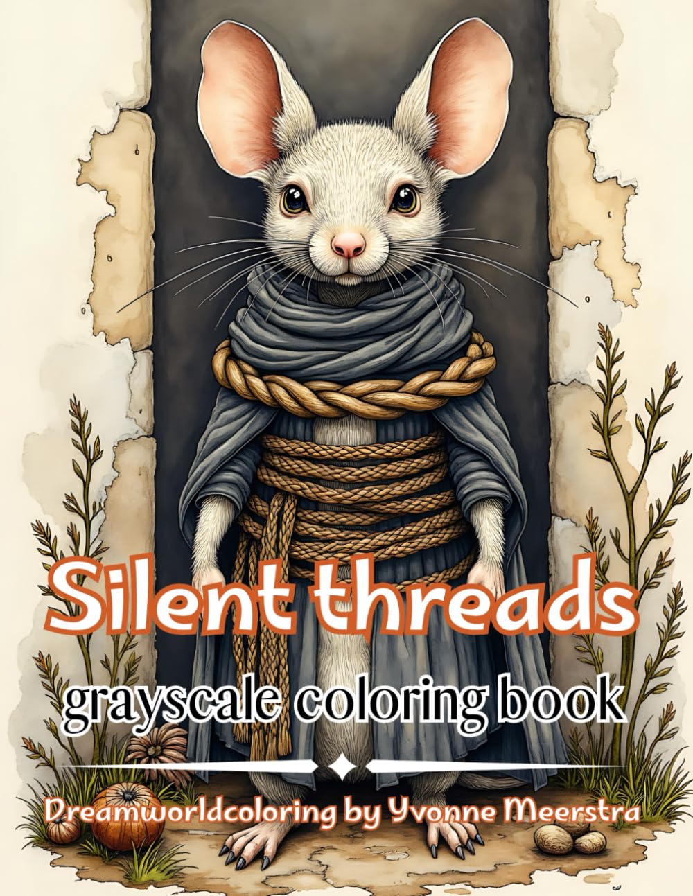 silent threads: A Quiet Mousefolk Fantasy Coloring Collection