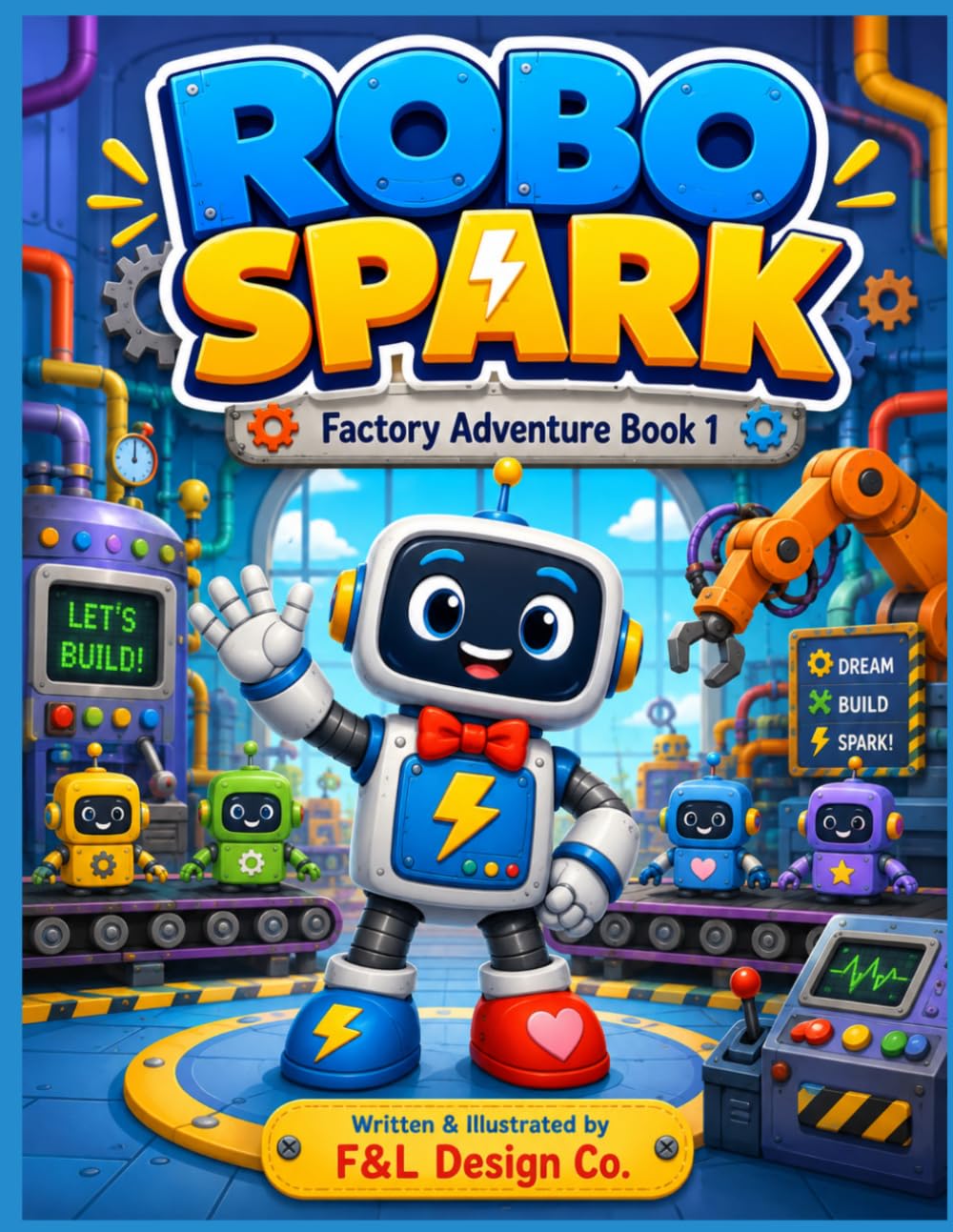Robo Spark: Factory Adventure: A Fun Robot Story and Activity Book for Kids (Robo Spark Adventures)