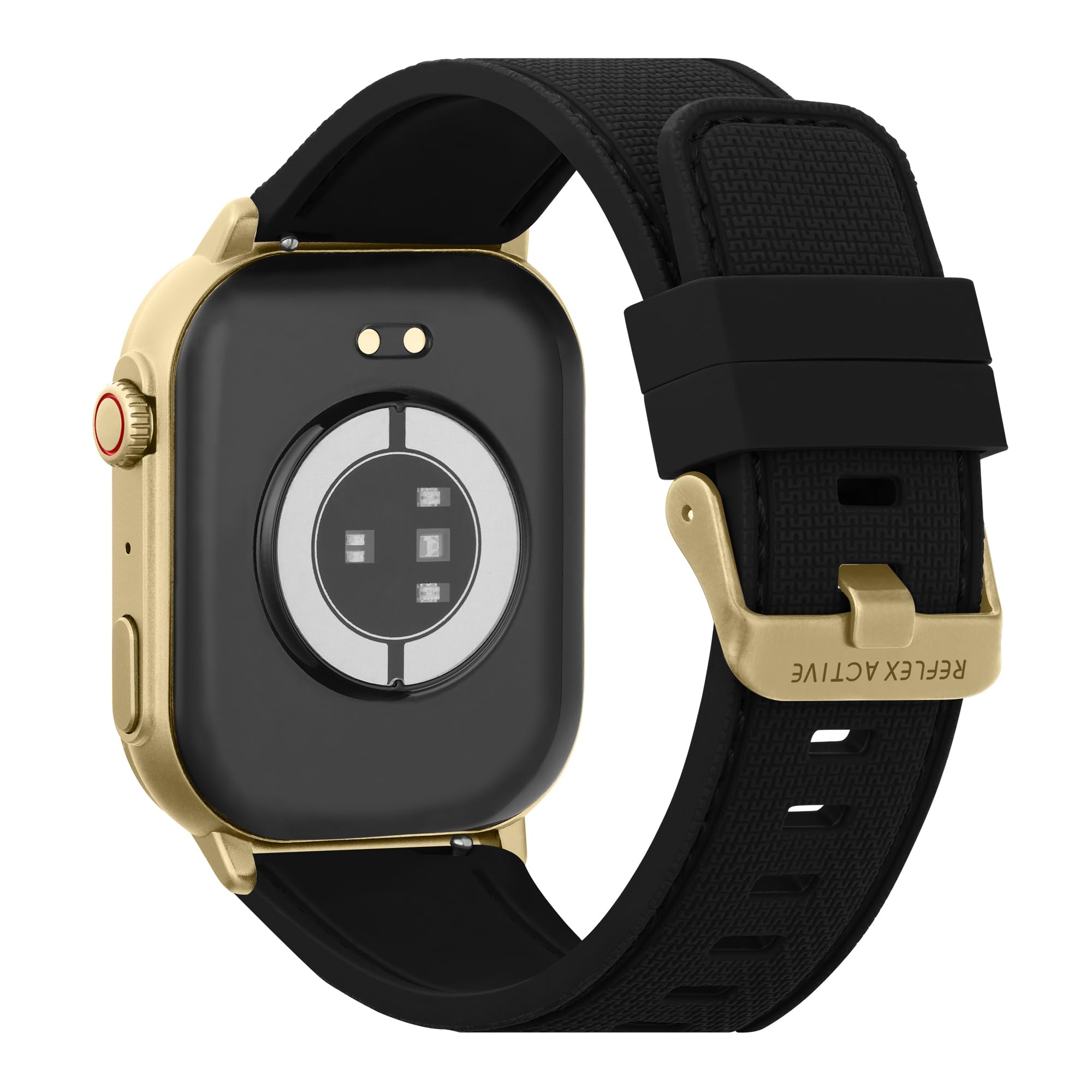 Reflex Active Amoled Series 29 Smart Watch con touch screen 2,04", cardiofrequenzimetro, ossigeno nel sangue, IP68, fitness tracking, cinturino nero per iOS + Android