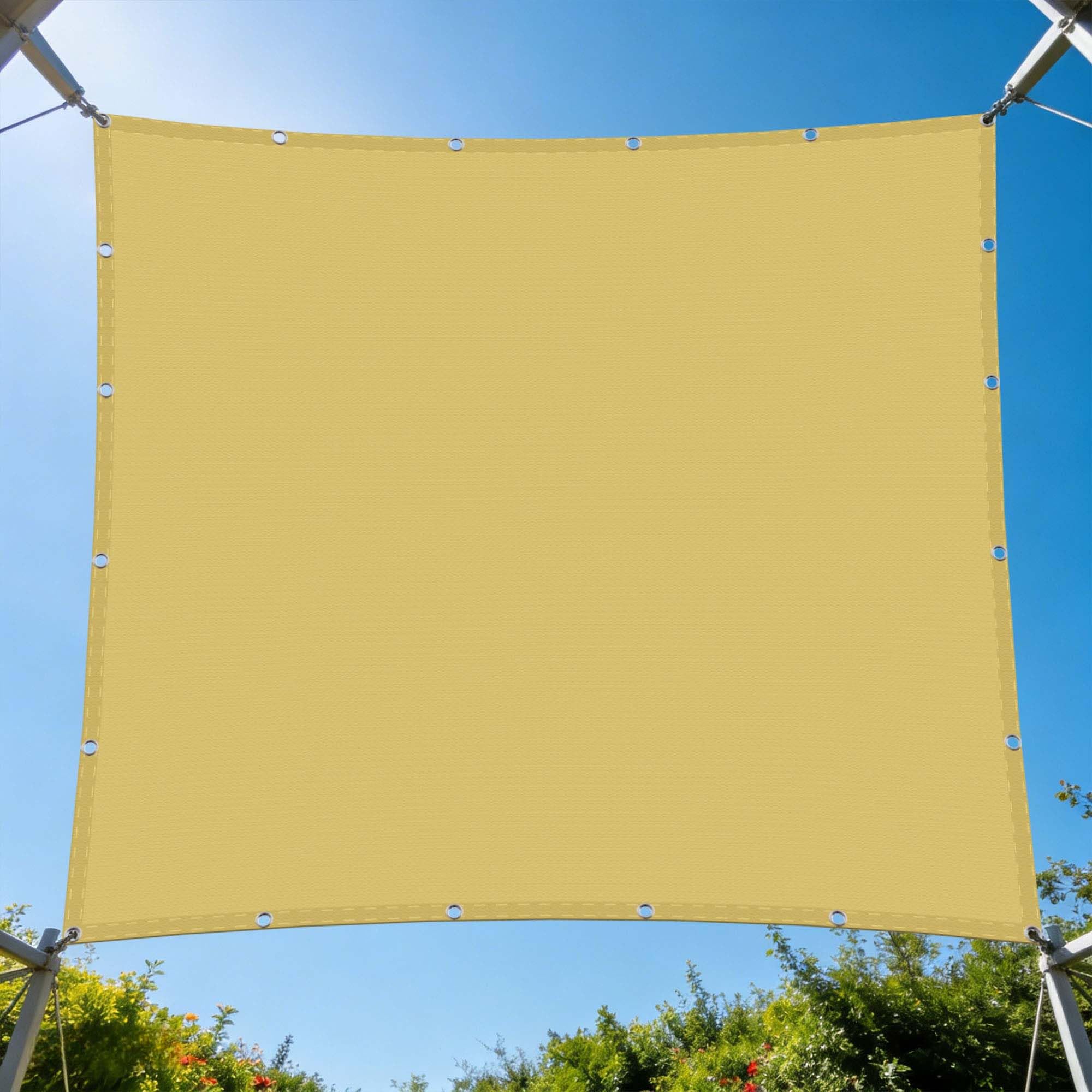 Voile d'ombrage respirante et résistante à l'eau pour patio extérieur