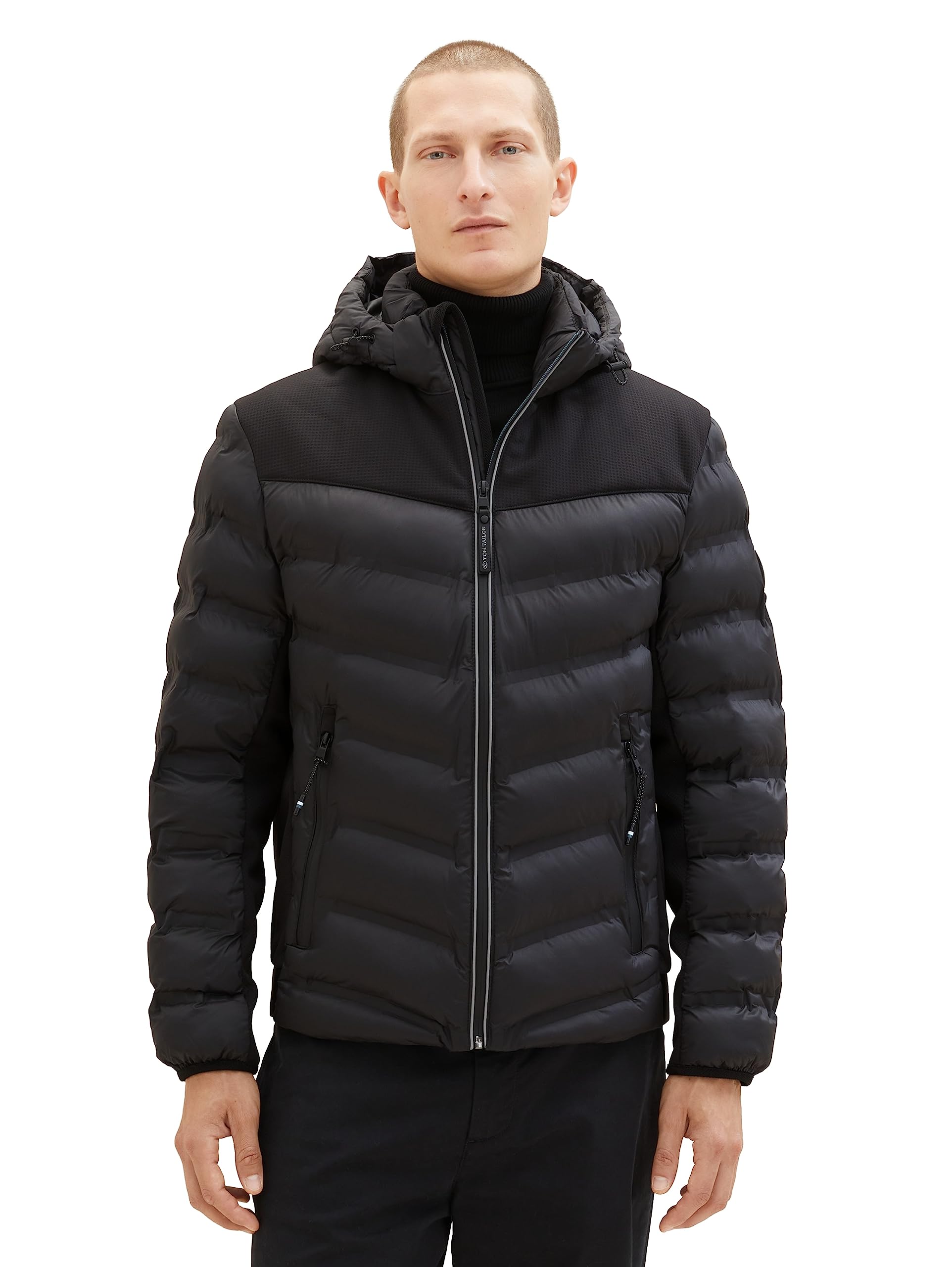 TOM TAILOR Men's jacket, 29999 - Black, XL