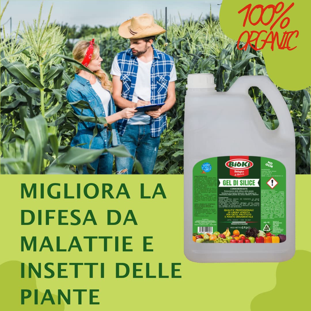Bioki® Silicato di Sodio Gel di Silice, 6 kg