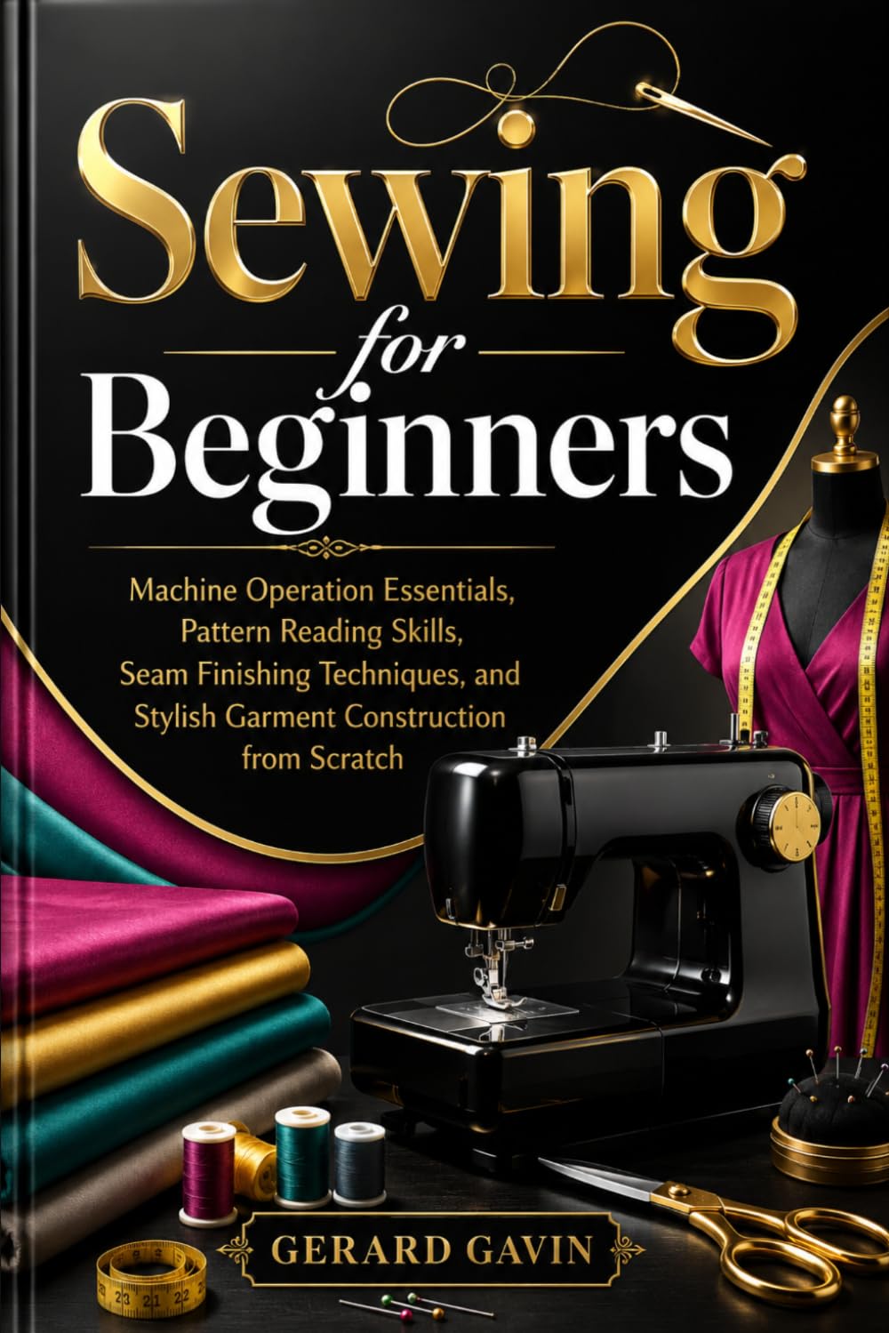 Sewing for Beginners: Machine Operation Essentials, Pattern Reading Skills, Seam Finishing Techniques, and Stylish Garment Construction from Scratch