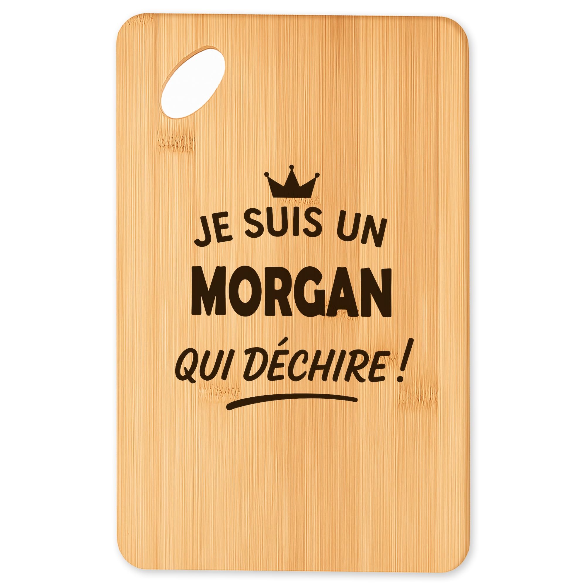 Planche à découper de qualité supérieure Morgan 2 en bambou durable pour chef