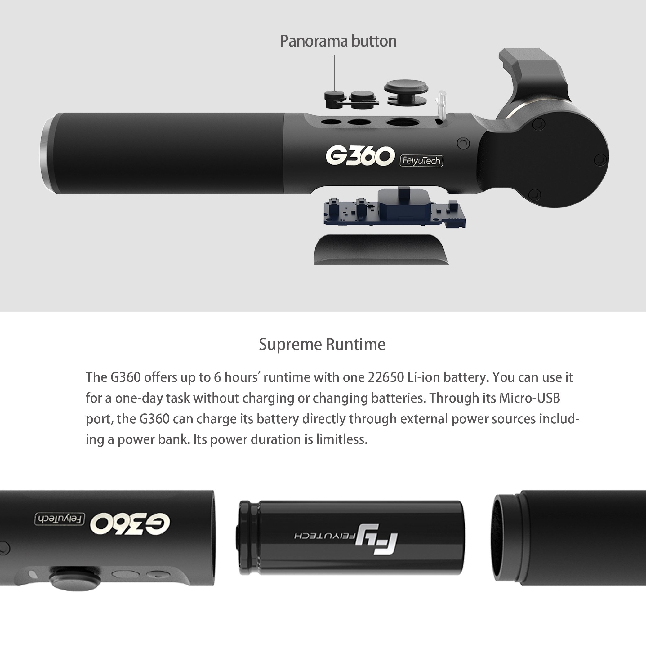 FYG360K 360°カメラ対応ジンバル G360 日本初上陸360°カメラ対応