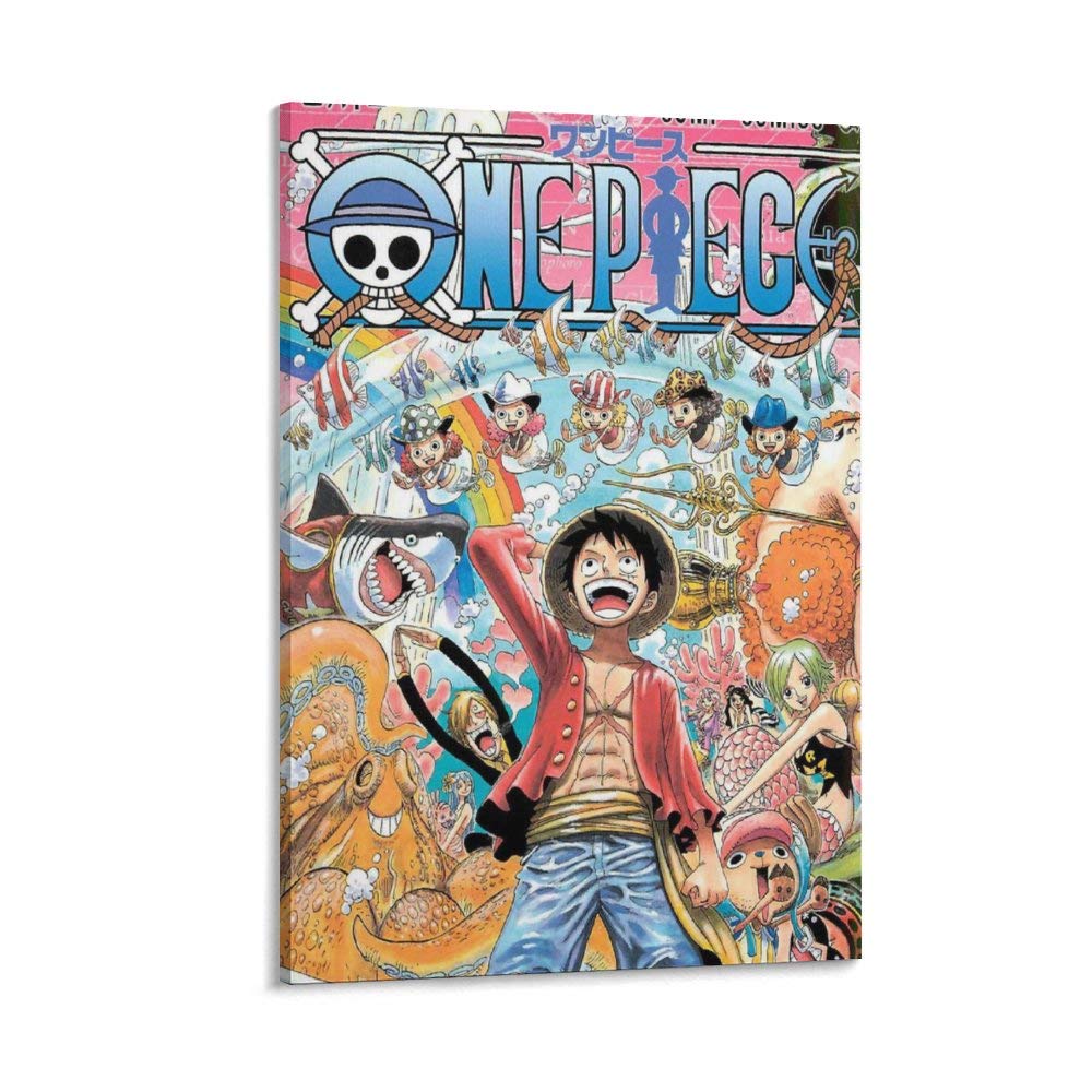 Zenglingliang One Piece Manga Covers Anime Poster Canvas Art Poster And Wall Art Picture Print Modern Family Bedroom Decor Posters 16 24inch 40 60cm Amazon Com Au Home
