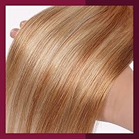Vista 6 de Starlet - Extensiones de cabello humano virgen liso a granel para micro trenzado, 20 pulgadas, 7.57 onzas, 4 paquetes, rubio miel y rubio platino