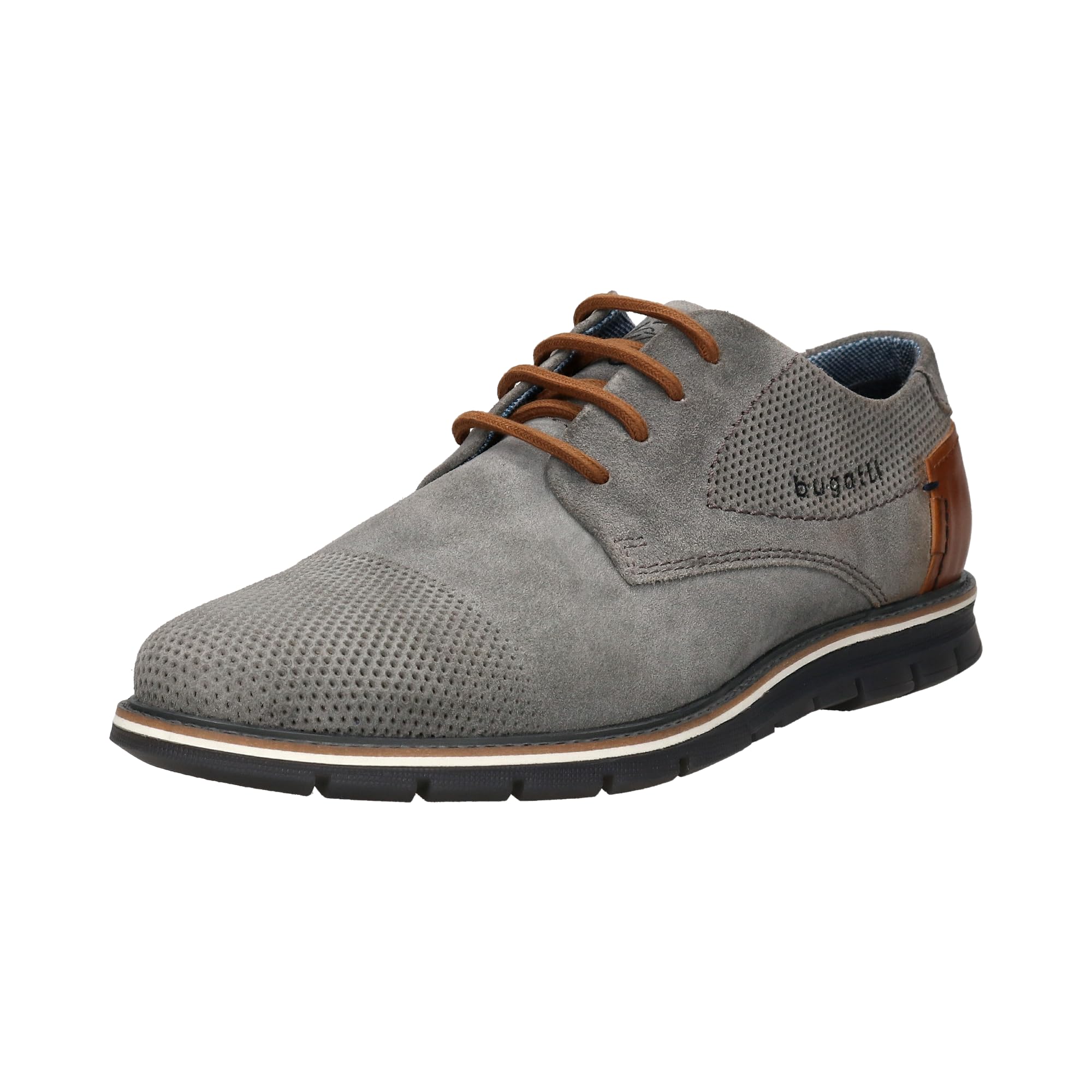 bugatti Men's 312647024100 Derbys, Gray, 9.5 UK