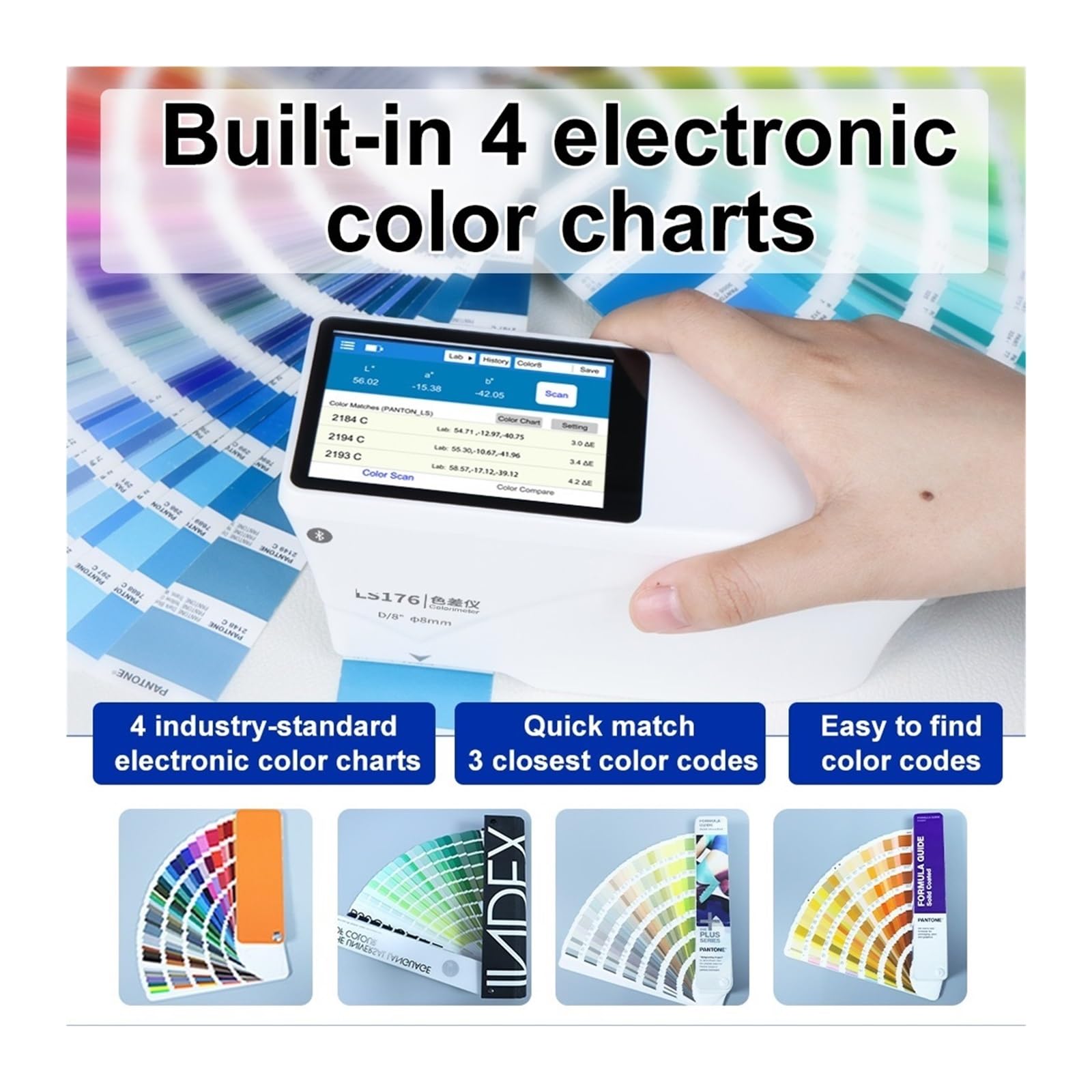 Espectrofotómetro, Escáner De Pintura, Espectrocolorímetro, Colorímetro Portátil, Espectrofotómetro, Digital