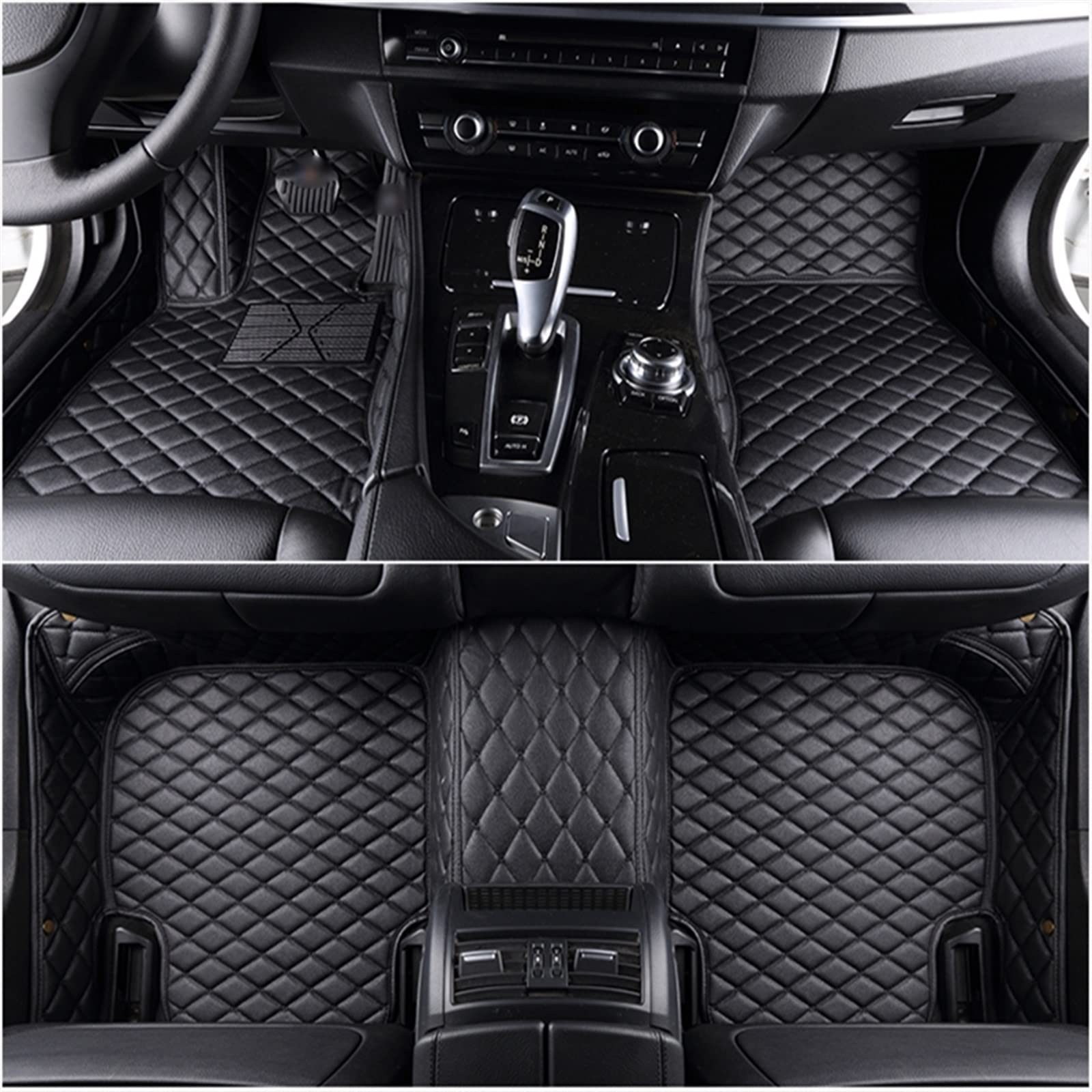 Tapis sol voiture pour BMW M2 et M6 anti-saleté tapis de protection étanche 5 places tout noir