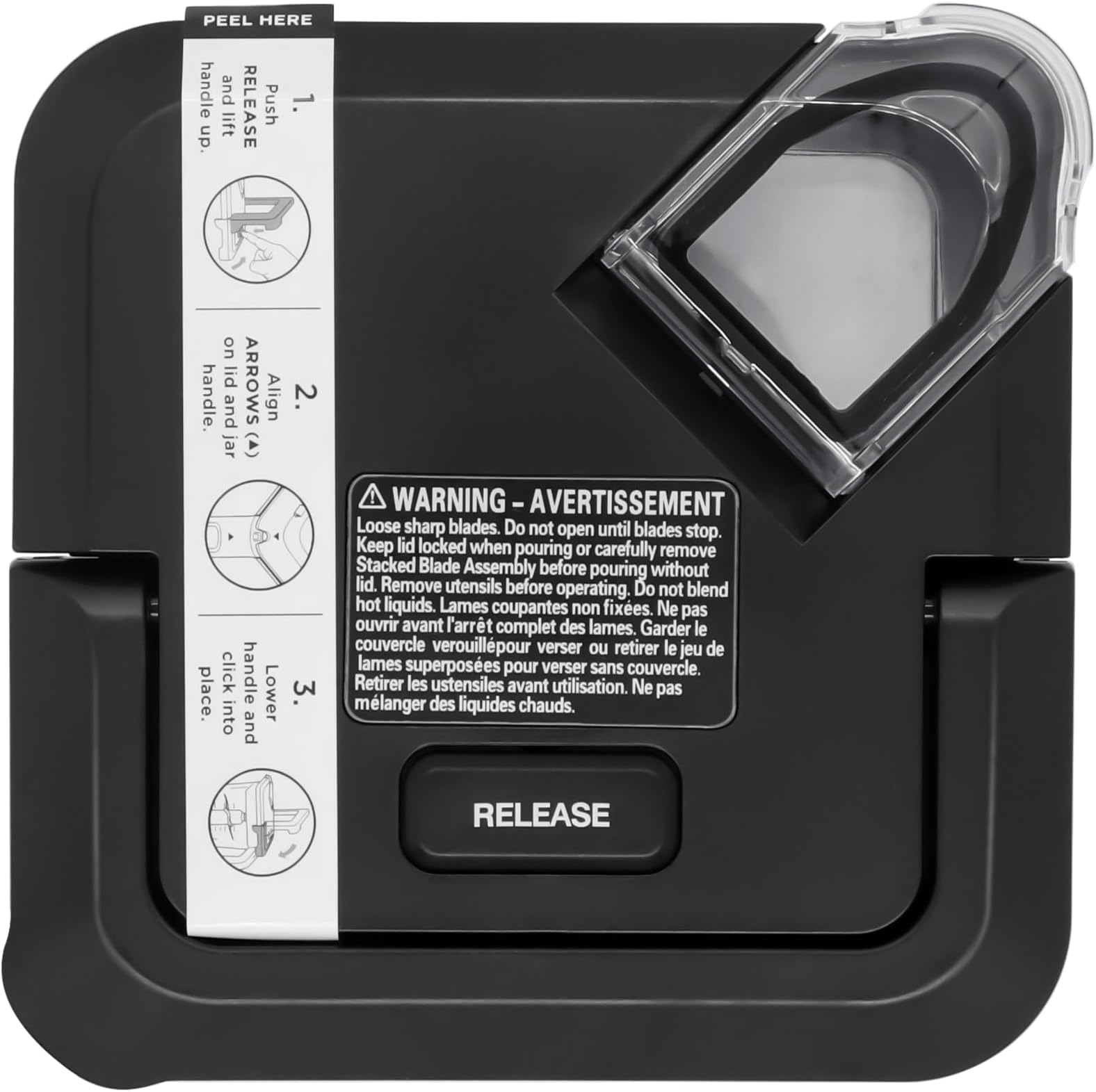 Blender Parts Pitcher Locking Lid Replacement for Ninja