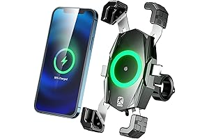 KEWIG Wireless Motorcycle Charger: Ride Hands-Free with Qi 15W Wireless Convenience