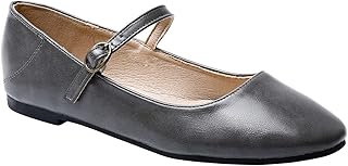 Sponsored Ad - Trary Mary Jane Shoes with Adjustable Strap - Comfortable Dressy Walking Ballet Flats for Women
