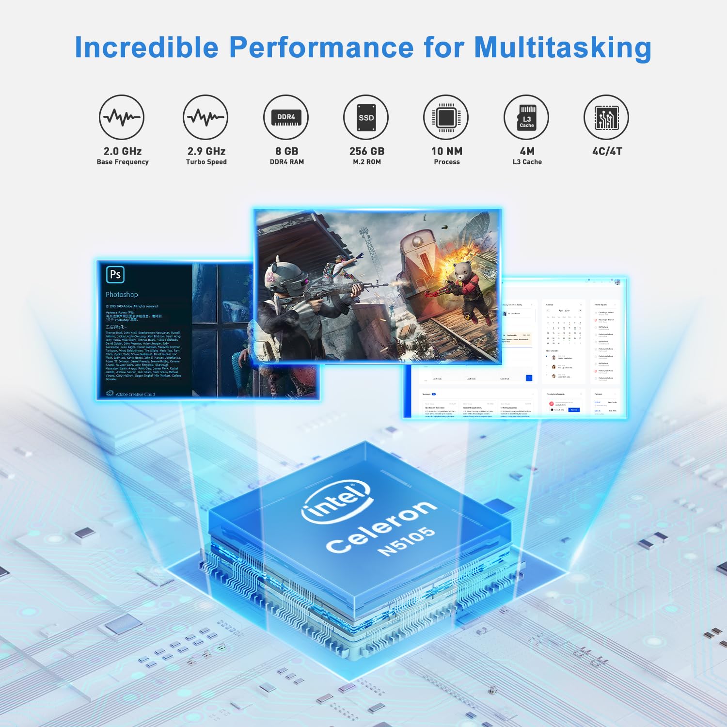 ミニpc 2025新モデル8GB 256GB SSD Windows11 Pro Amazon.com: 2025 Latest Mini PC Windows 11, 8GB RAM 256GB