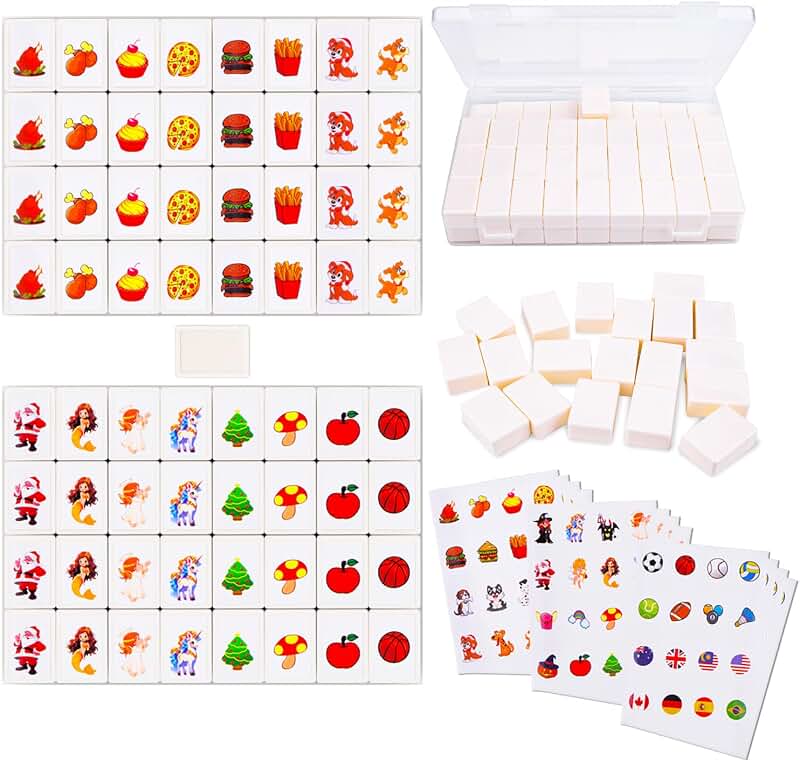 Jeu Mahjong 2 Joueurs Pipihome - 65 Blocs 30mm Style Bord De Mer - Jeu De Société Portable
